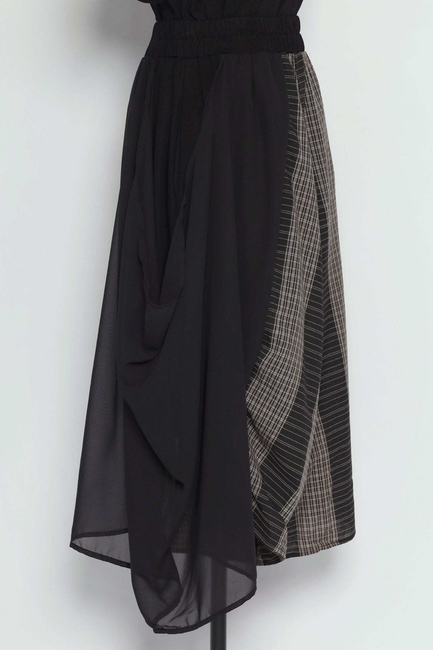 PO - Minami Stripes Checkered Culottes