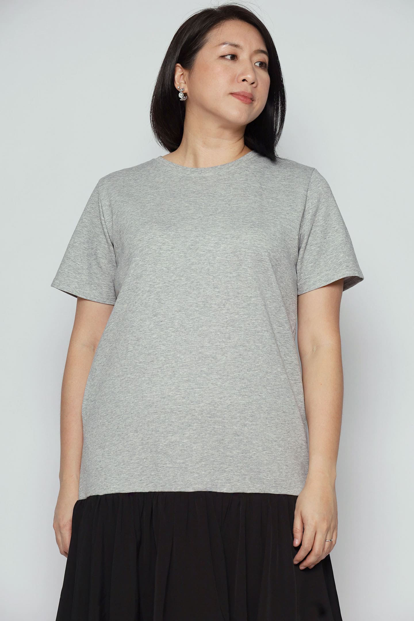 Mira Colourblock Dress in Grey