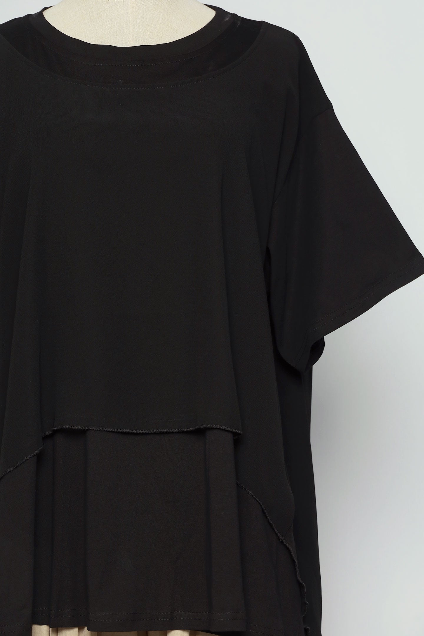 PO - Miri Layered Top in Black