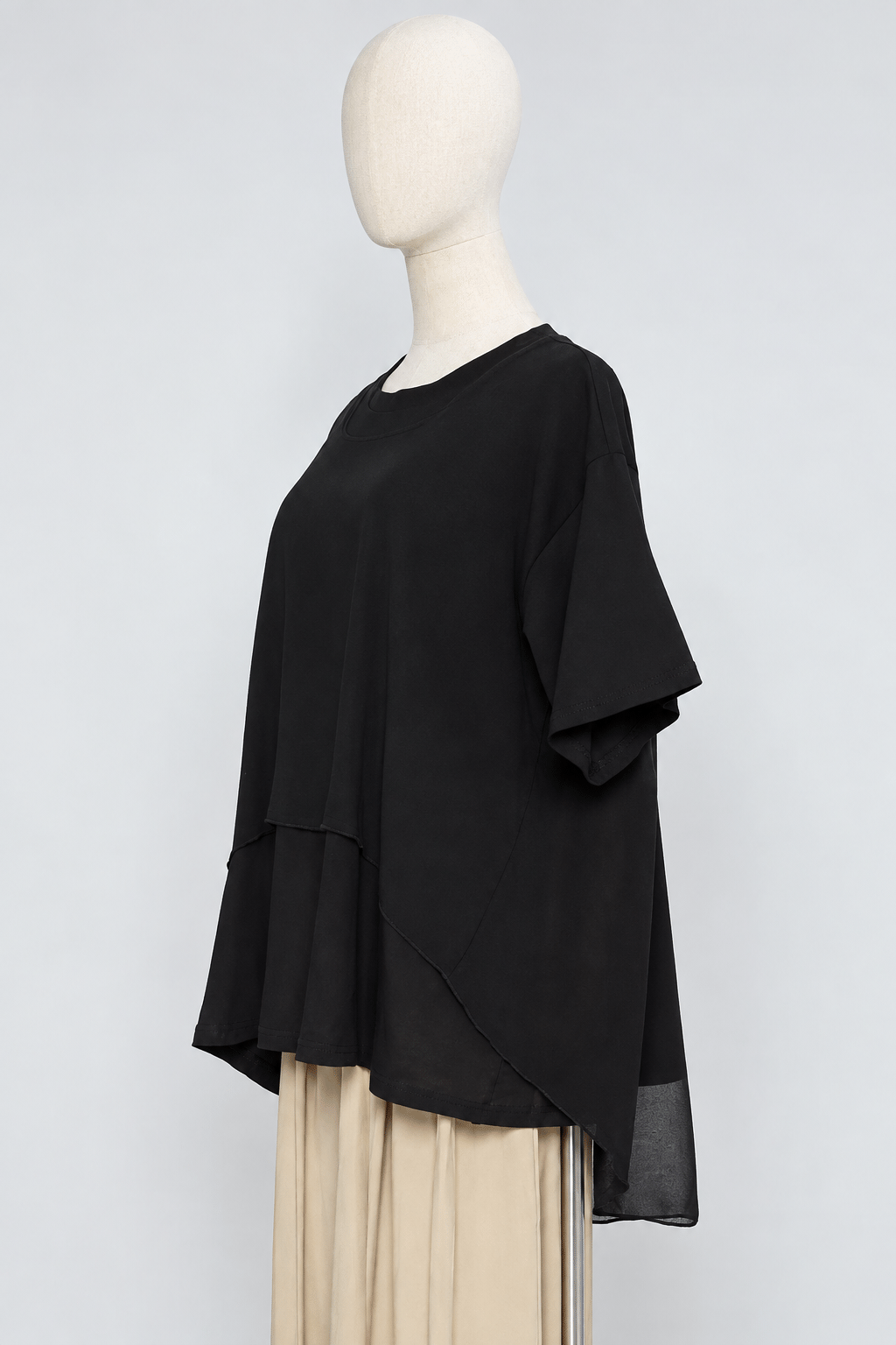 PO - Miri Layered Top in Black
