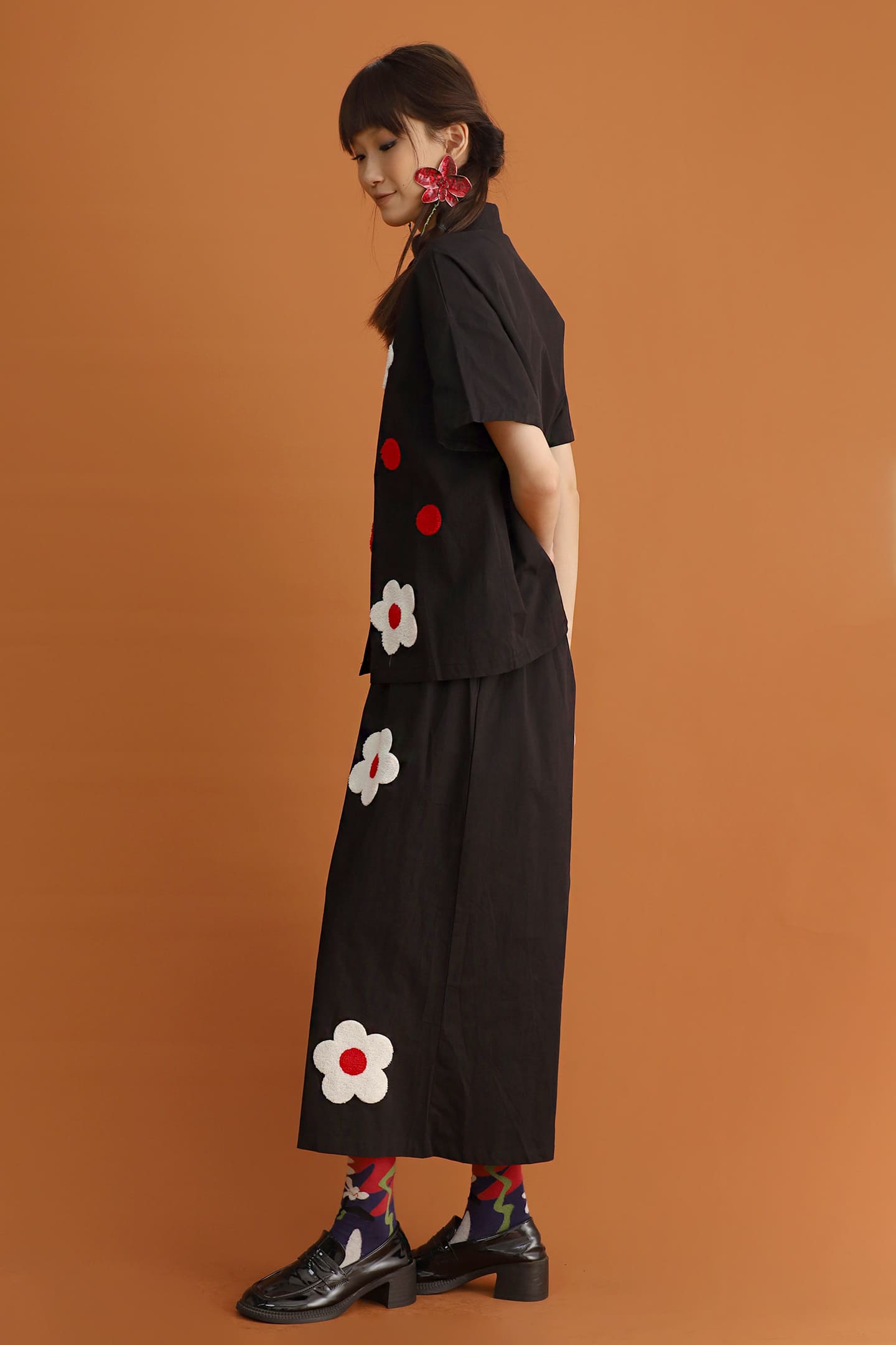 CHOSEN - Misaki Floral Wide Leg Pants