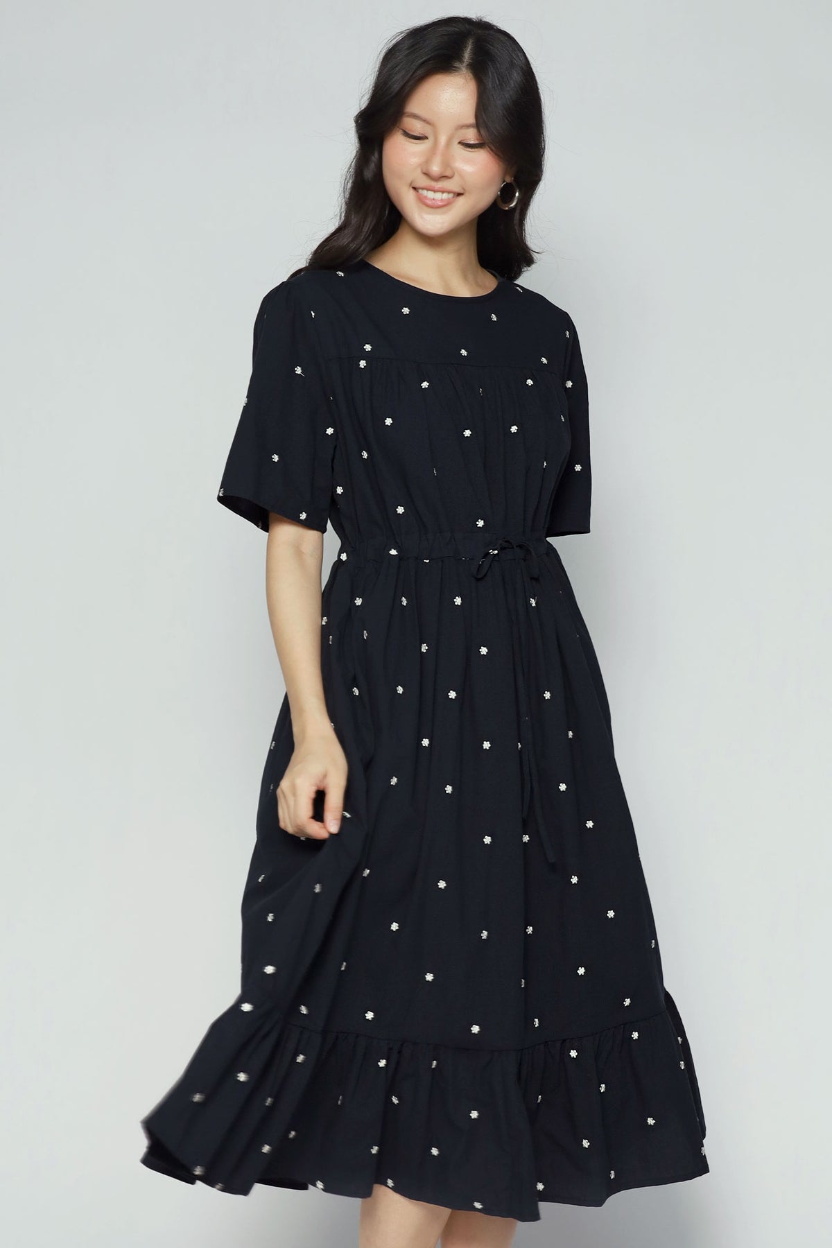 Misty Dress in Moon Daisy