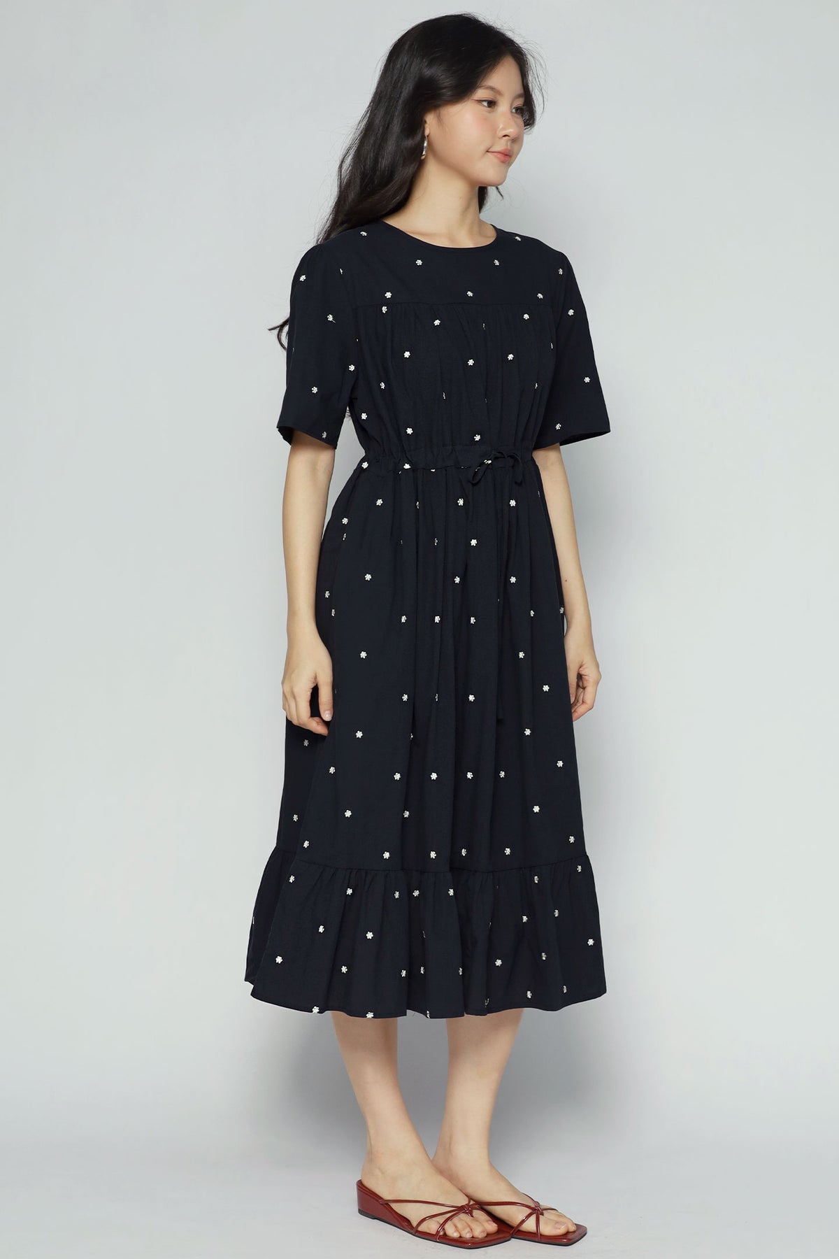 Misty Dress in Moon Daisy