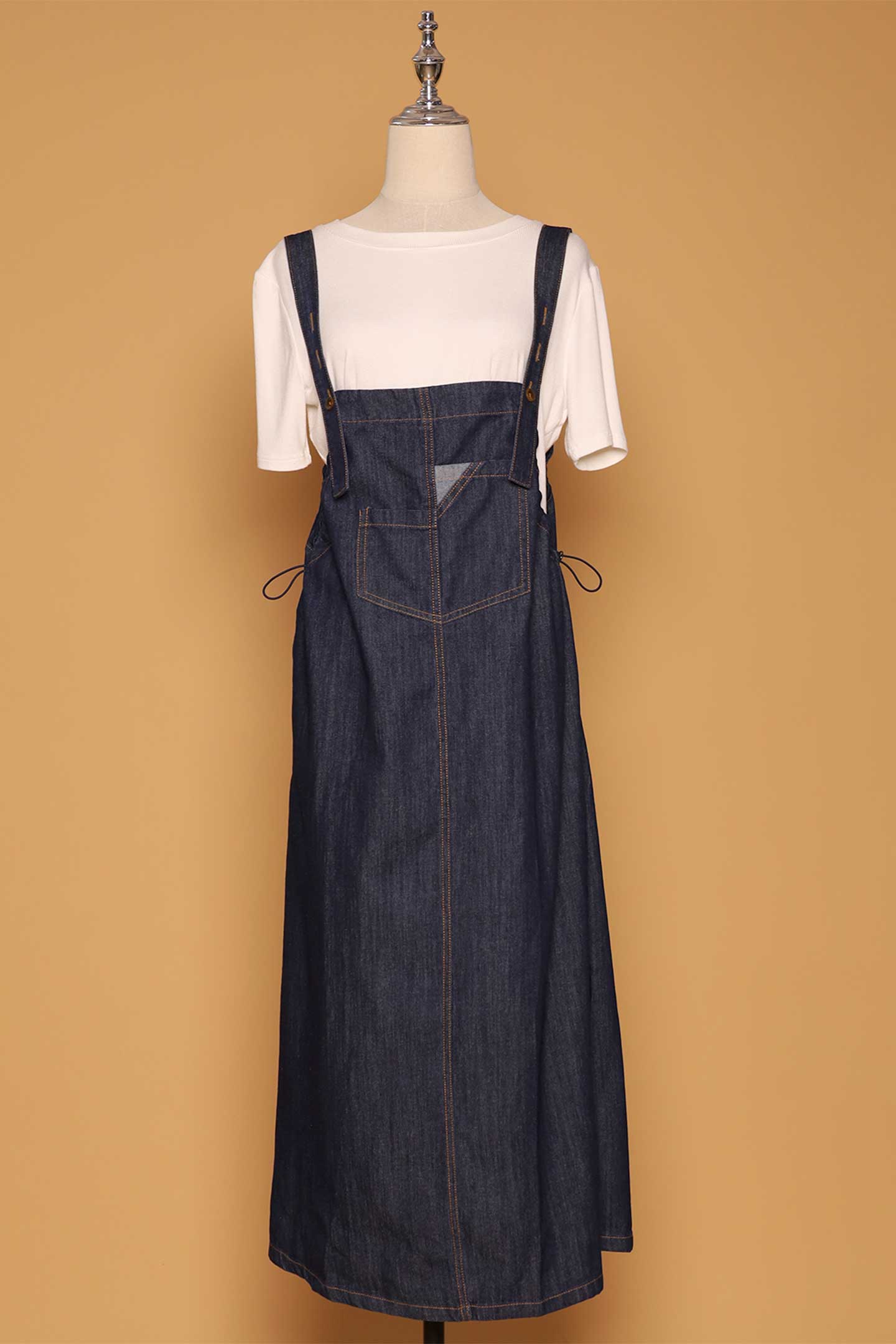 PO - Mohana Denim Pinafore Dress
