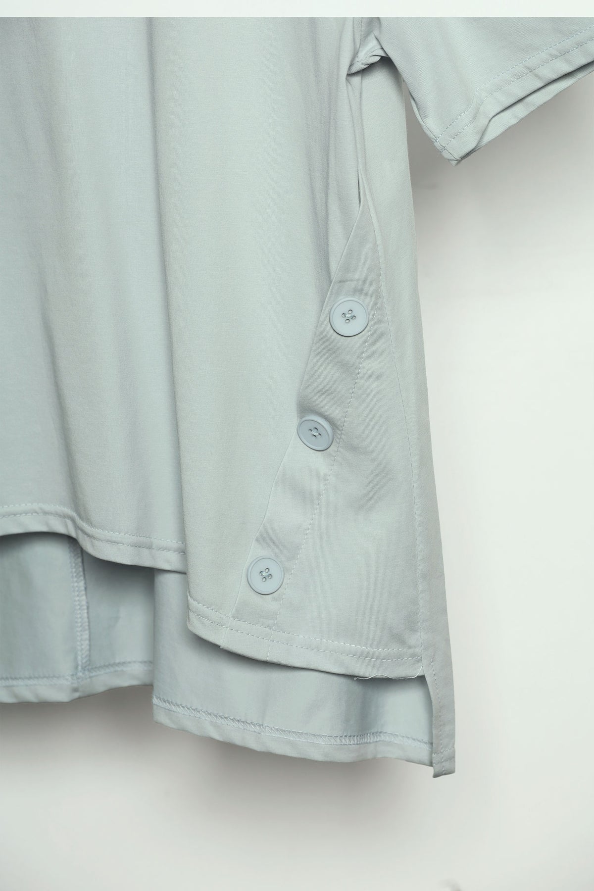 Easy by TE - Monnie Button Top in Blue