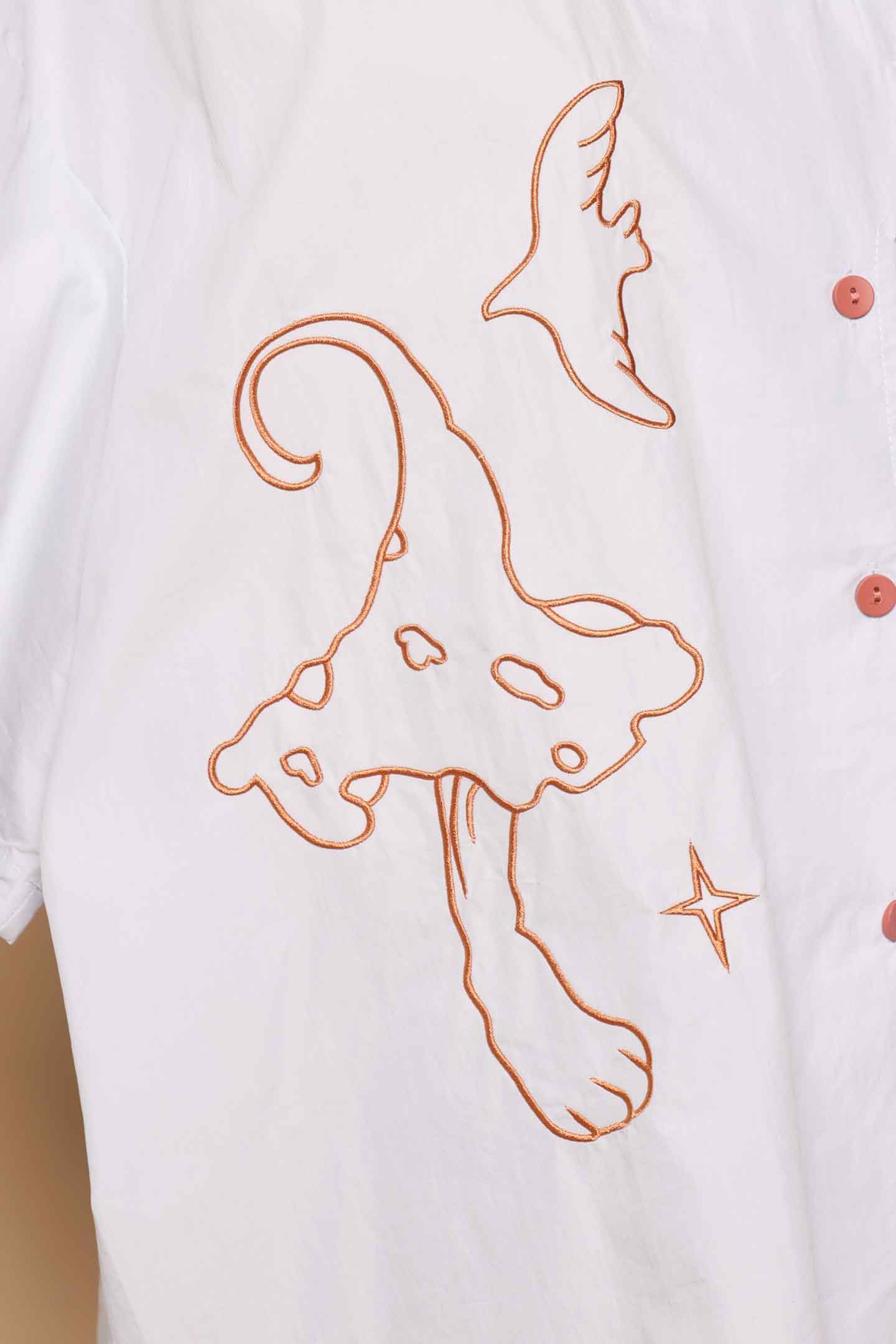 PO - Mushroom Cutie Embroidered Top
