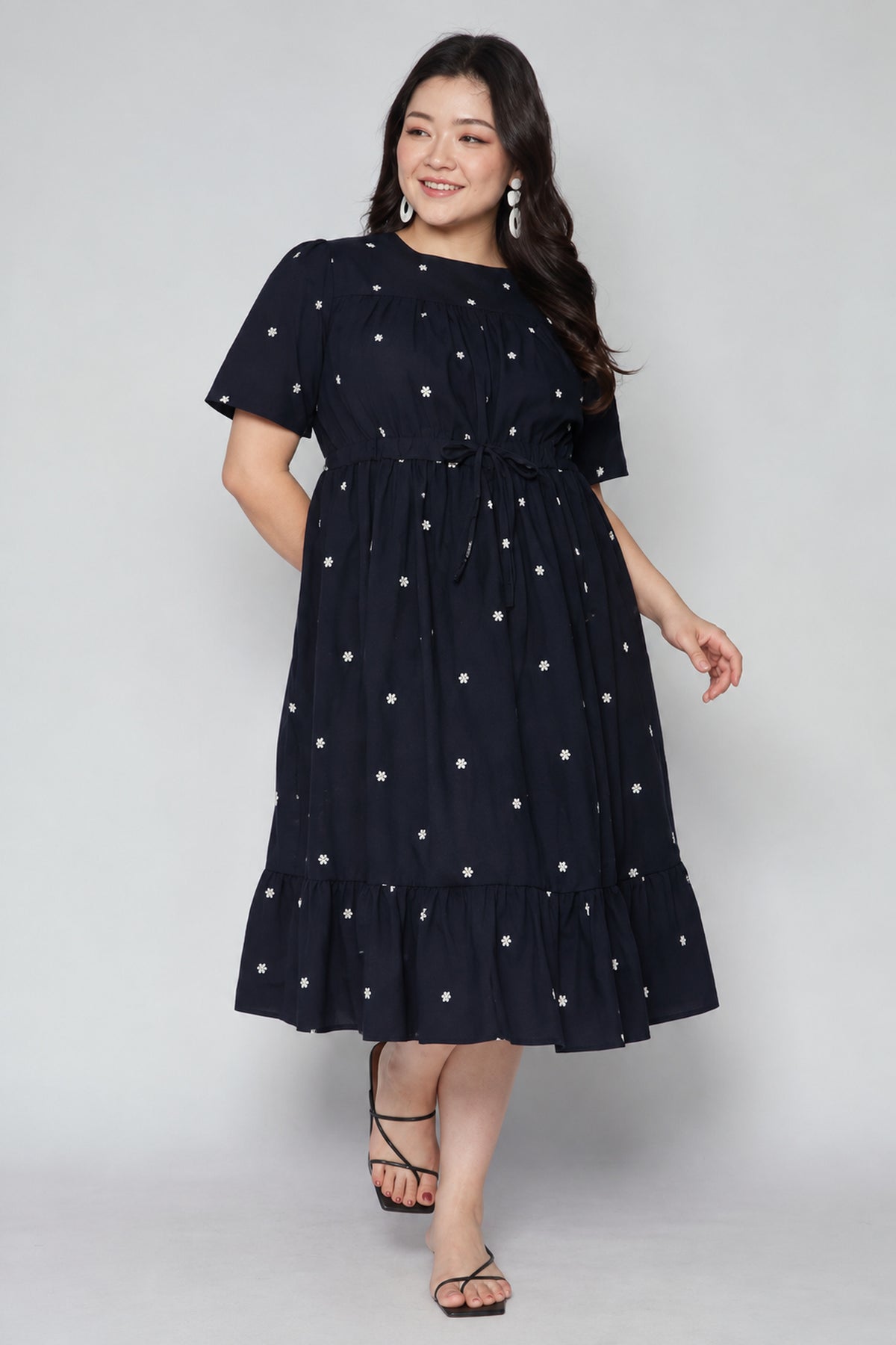 Misty Dress in Moon Daisy