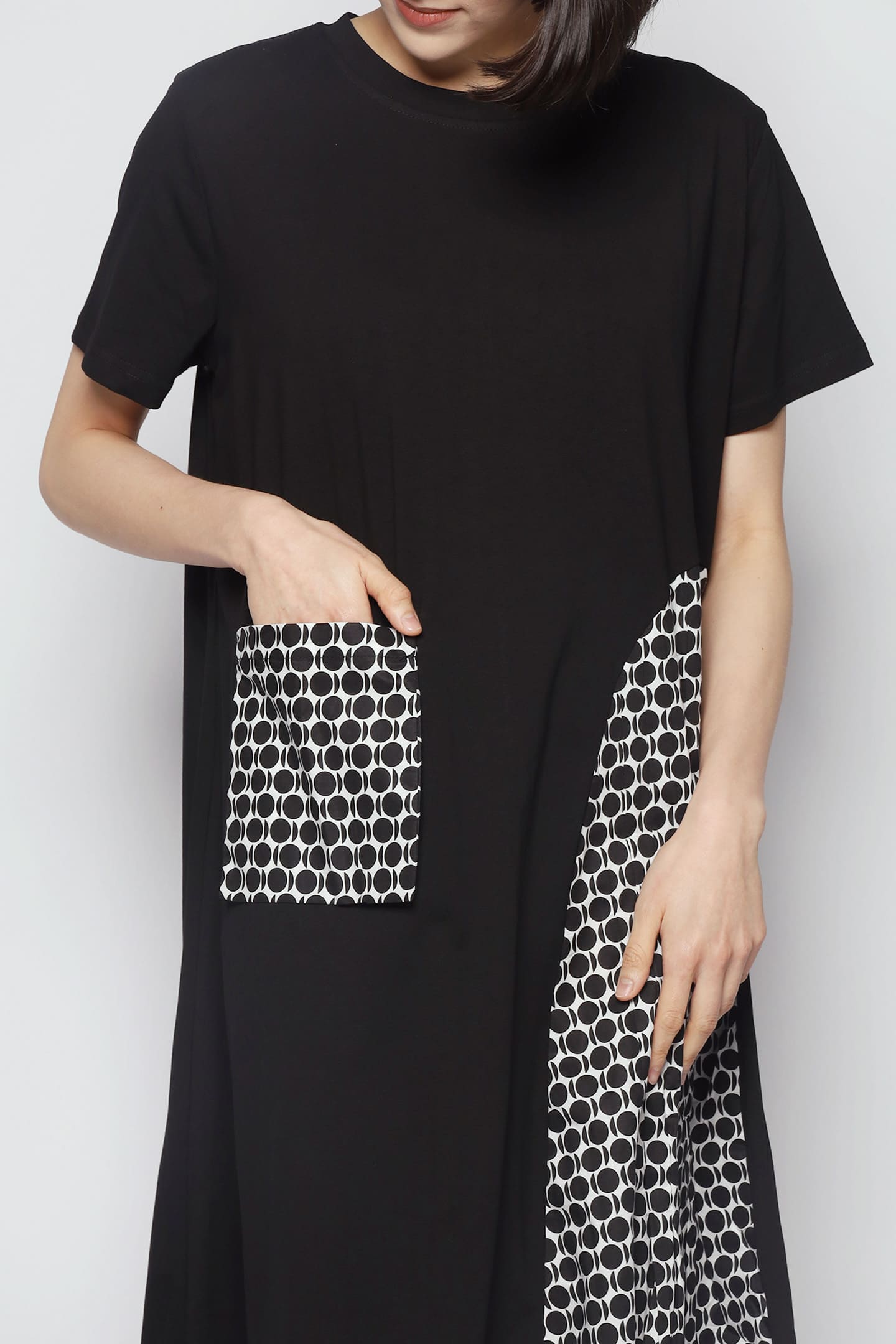 Nico Circle Dress in Black