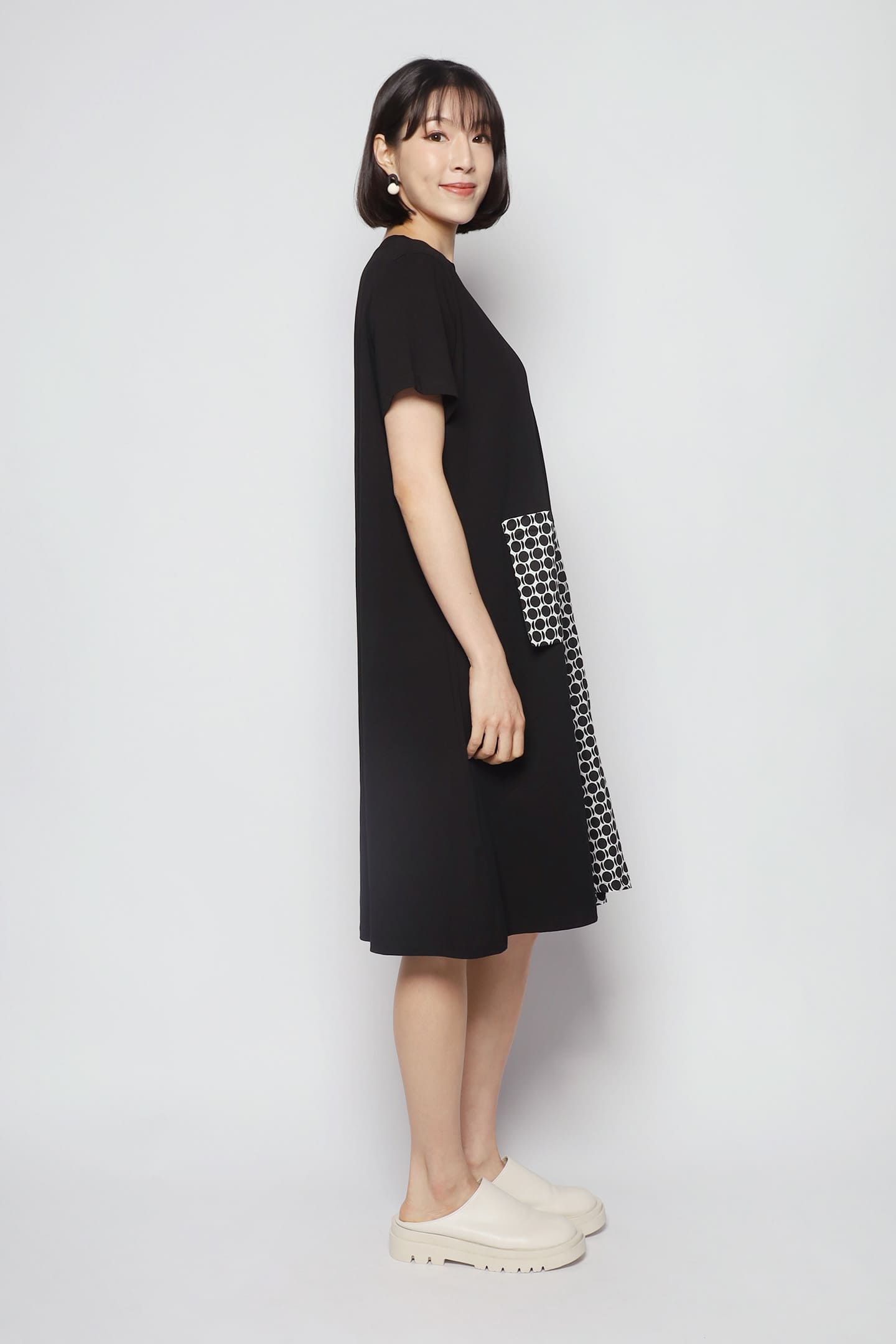 Nico Circle Dress in Black