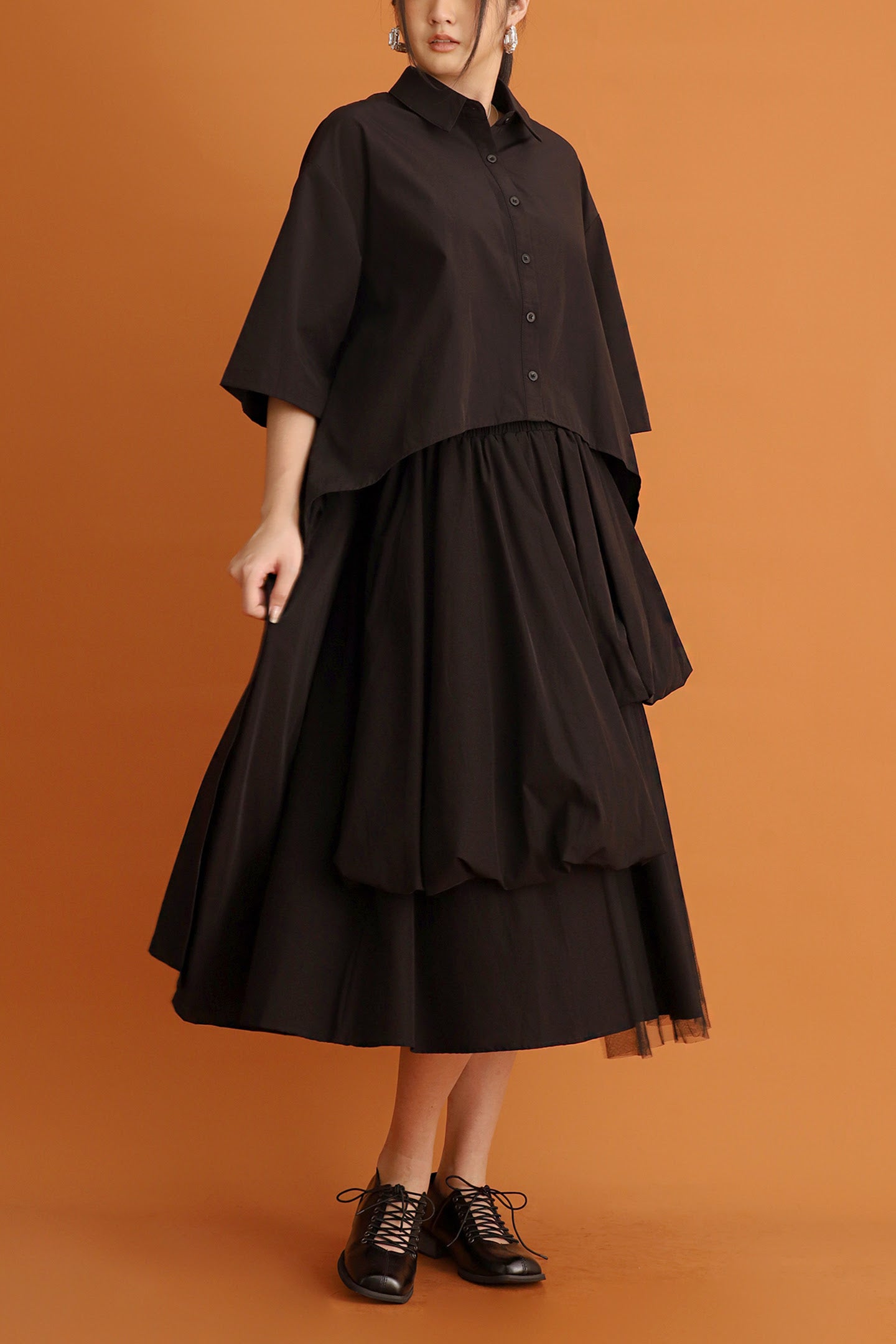 CHOSEN - Noir Jazz Organza Skirt