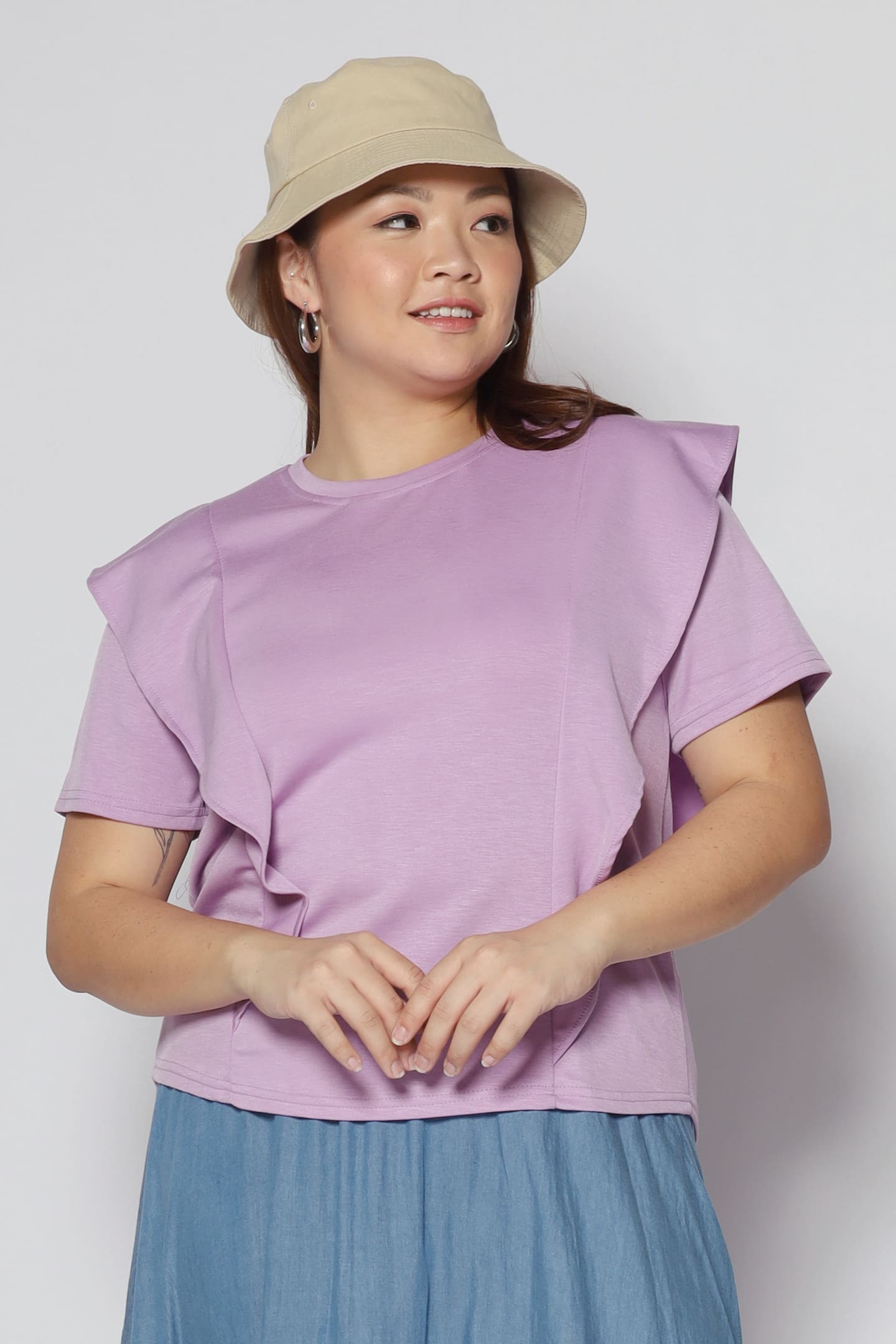 Nutnut Top in Light Violet