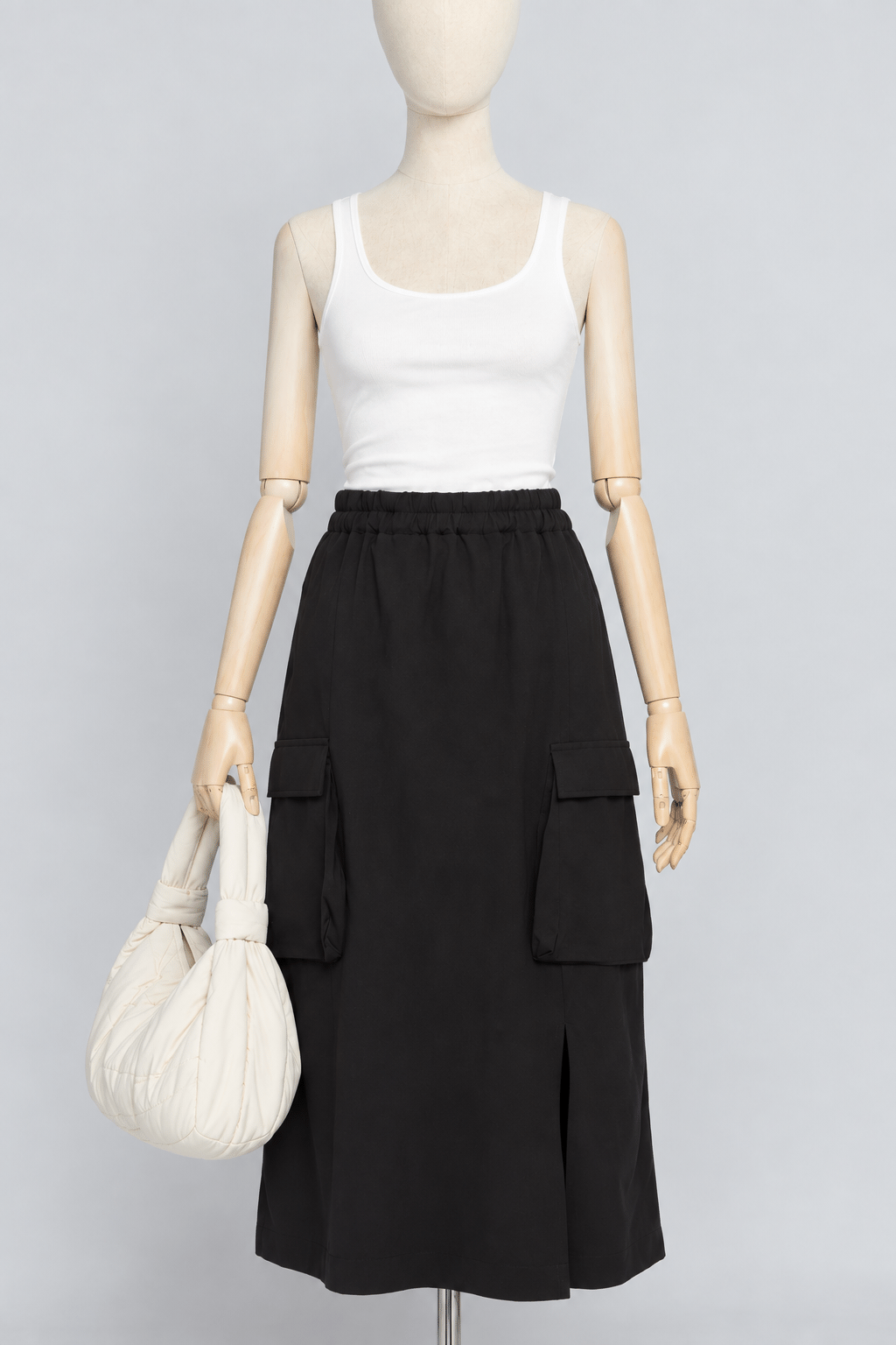 PO - Oslo Cargo Skirt in Black