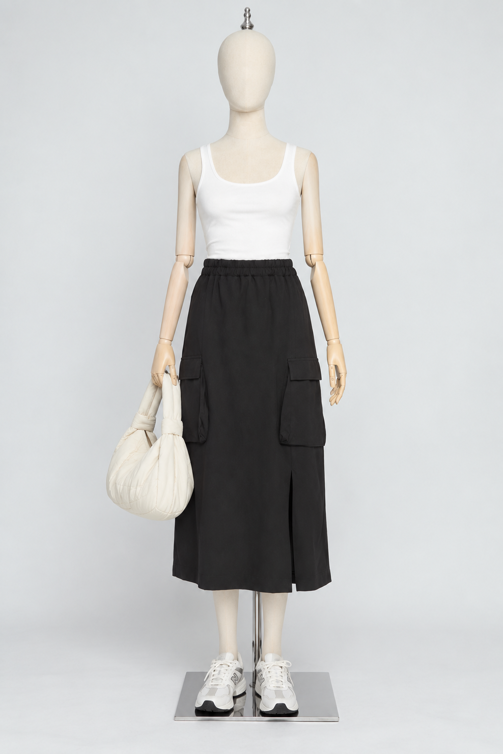 PO - Oslo Cargo Skirt in Black