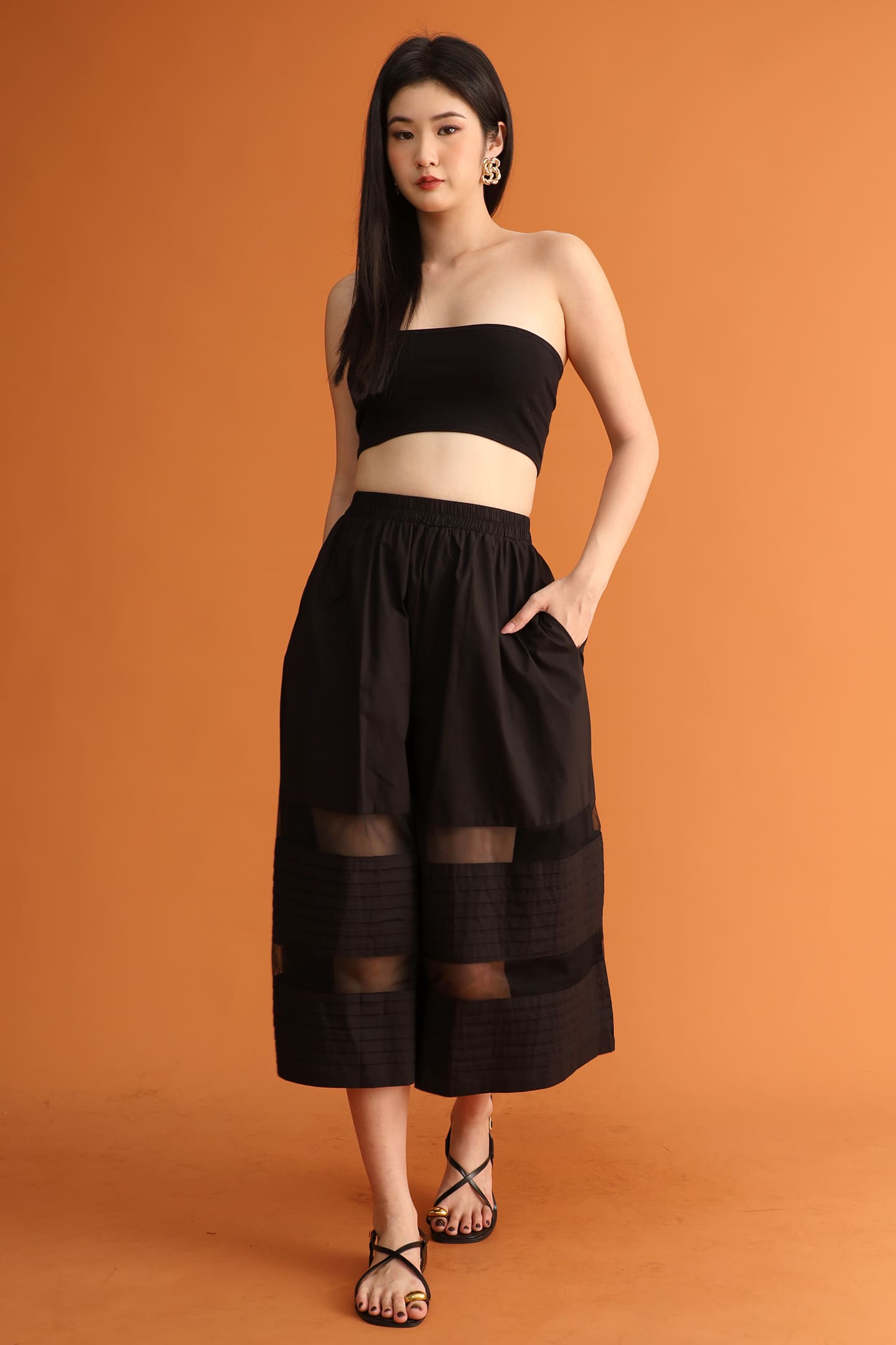 CHOSEN - Off Hours Mesh Culottes