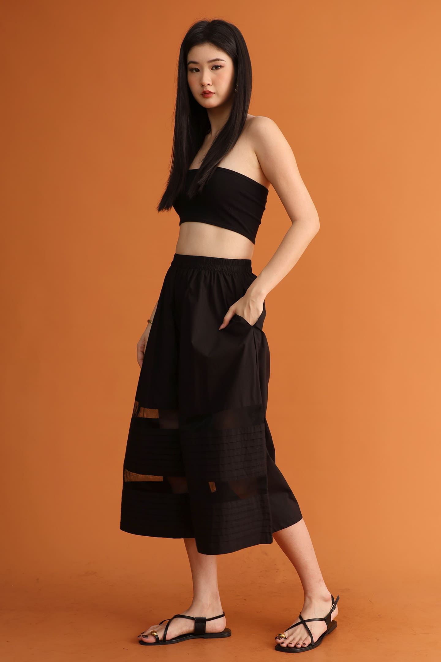 CHOSEN - Off Hours Mesh Culottes