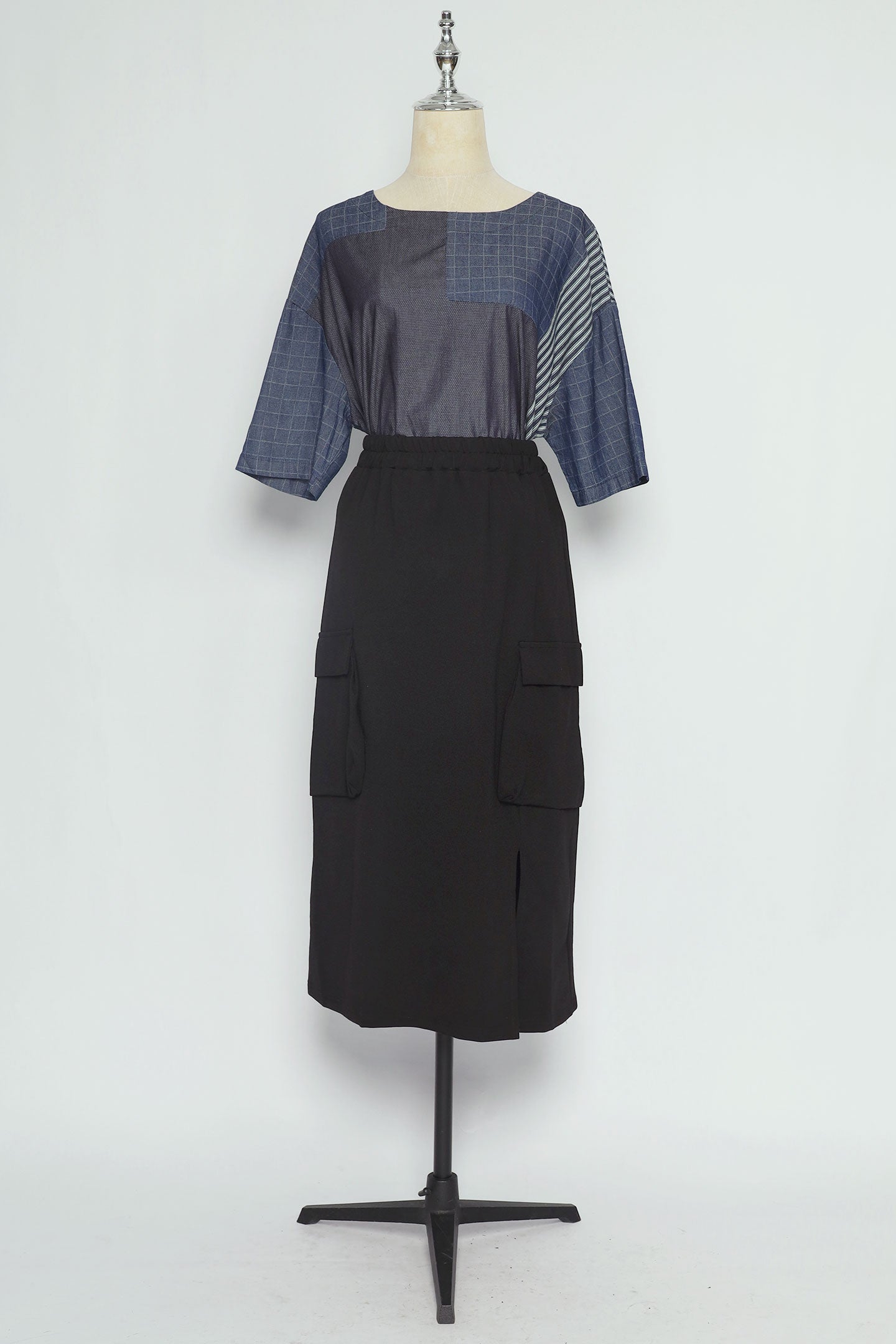 PO - Oslo Cargo Skirt in Black