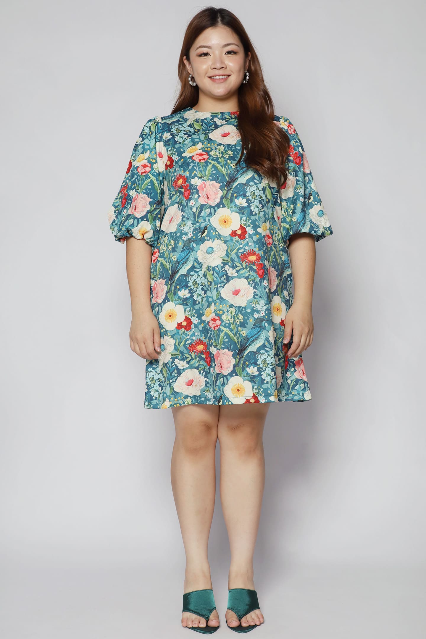 Pam Dress in Orient Blooms