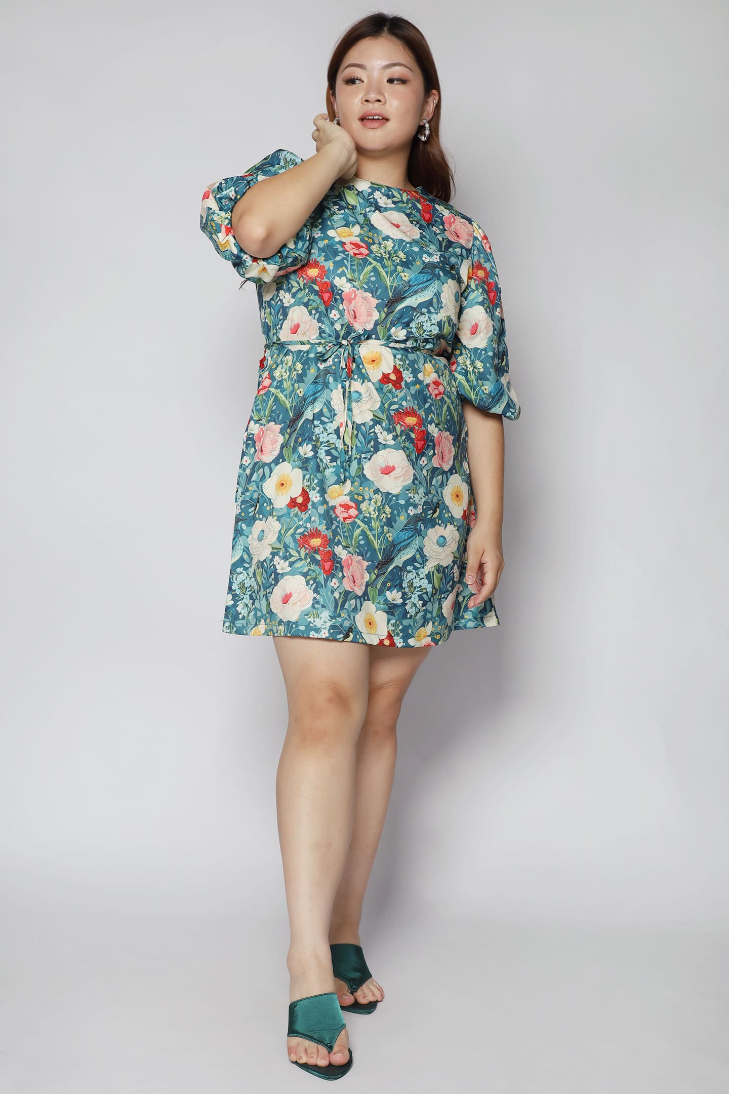 Pam Dress in Orient Blooms