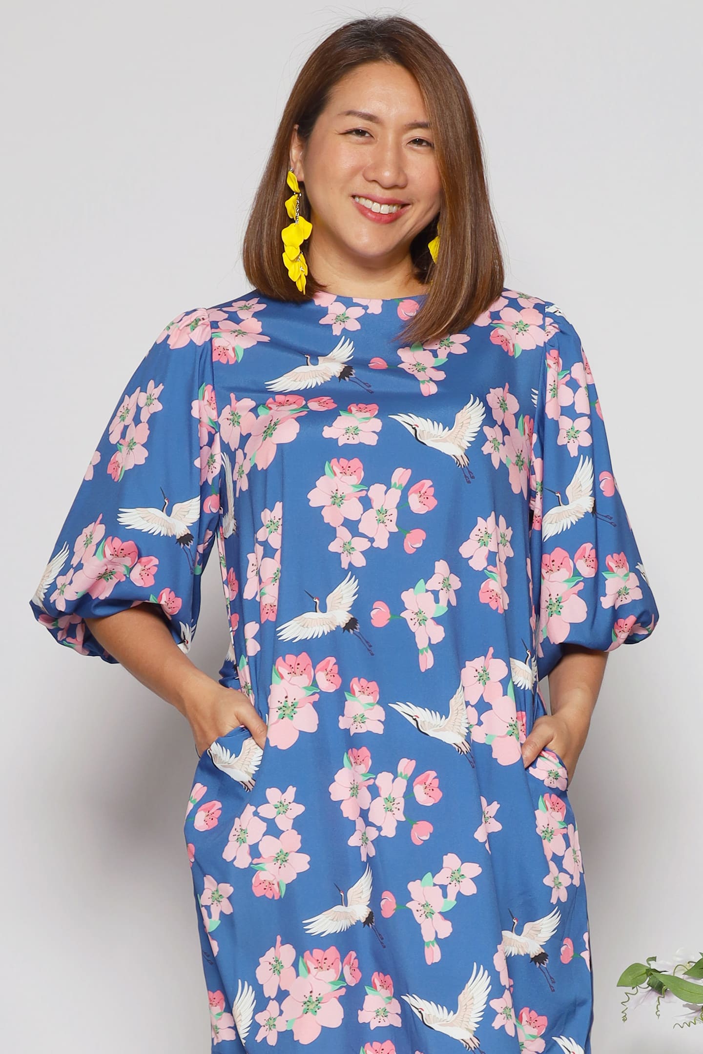 Pam Dress in Sakura Night