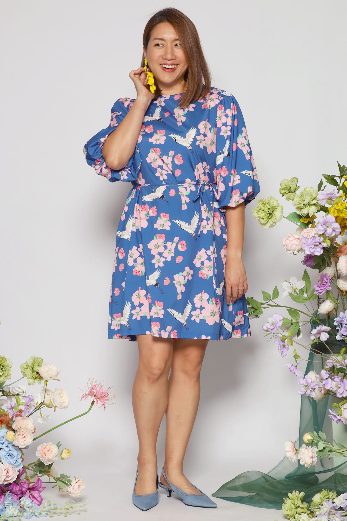 Pam Dress in Sakura Night