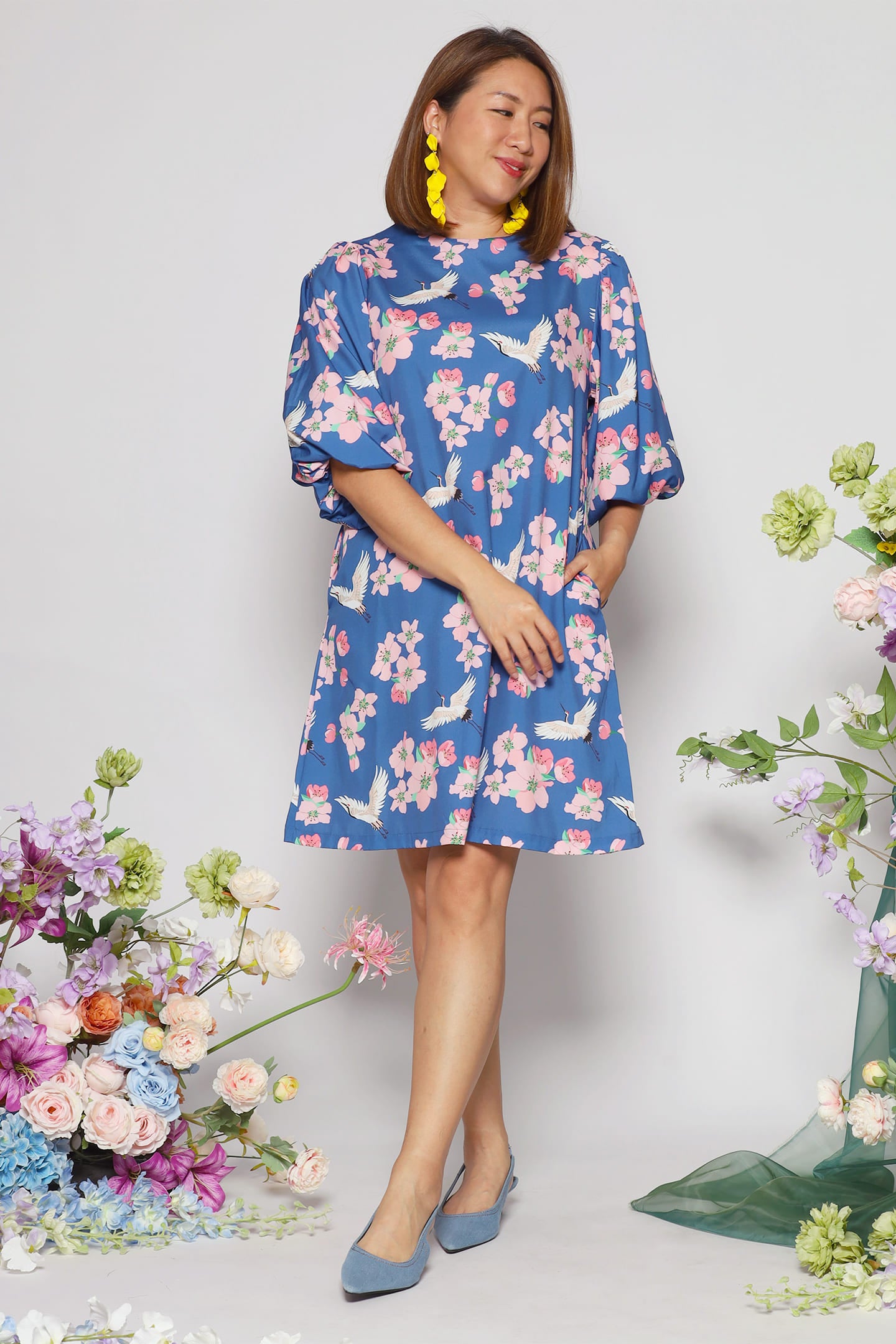 Pam Dress in Sakura Night