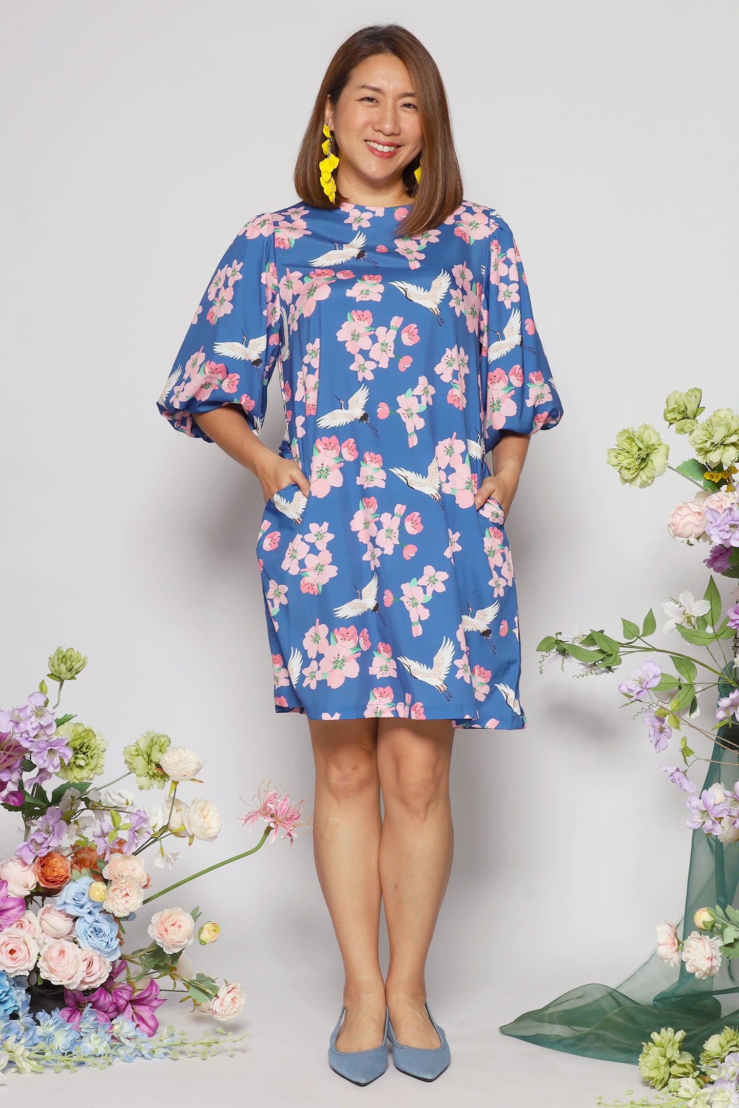 Pam Dress in Sakura Night