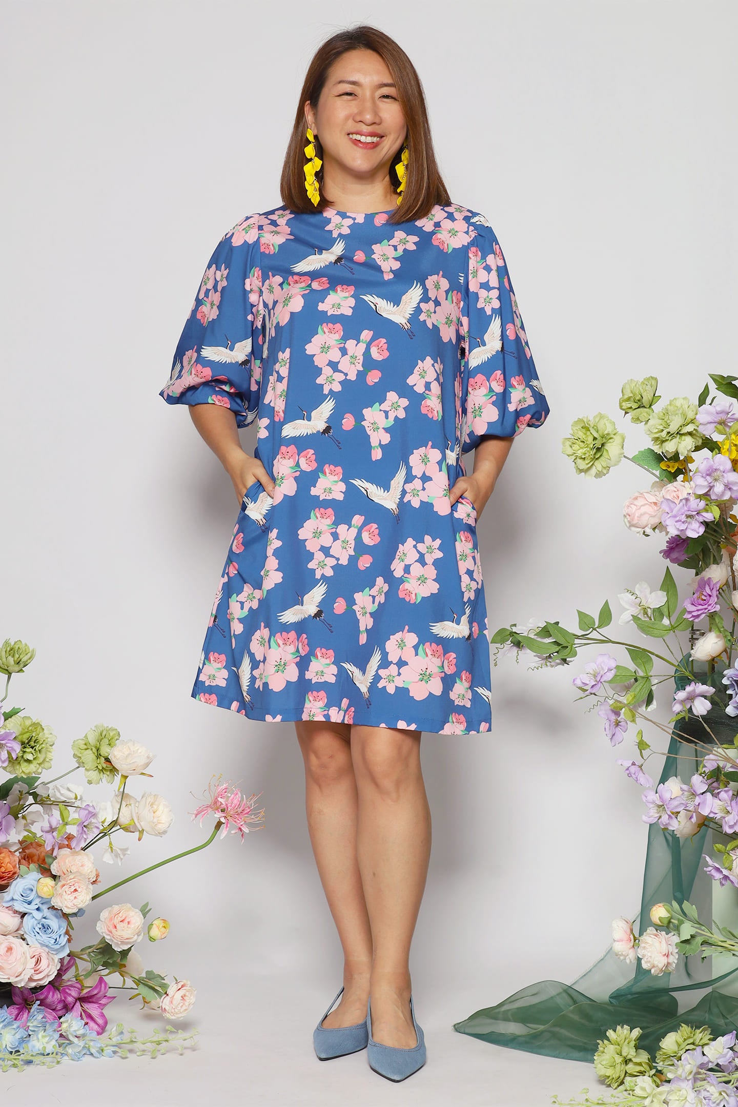 Pam Dress in Sakura Night