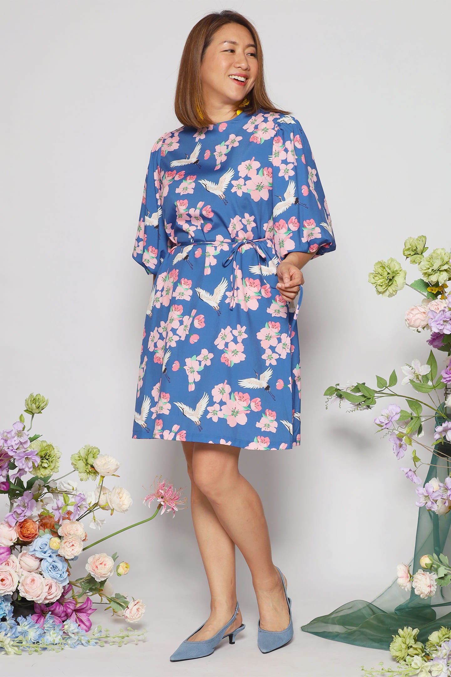 Pam Dress in Sakura Night