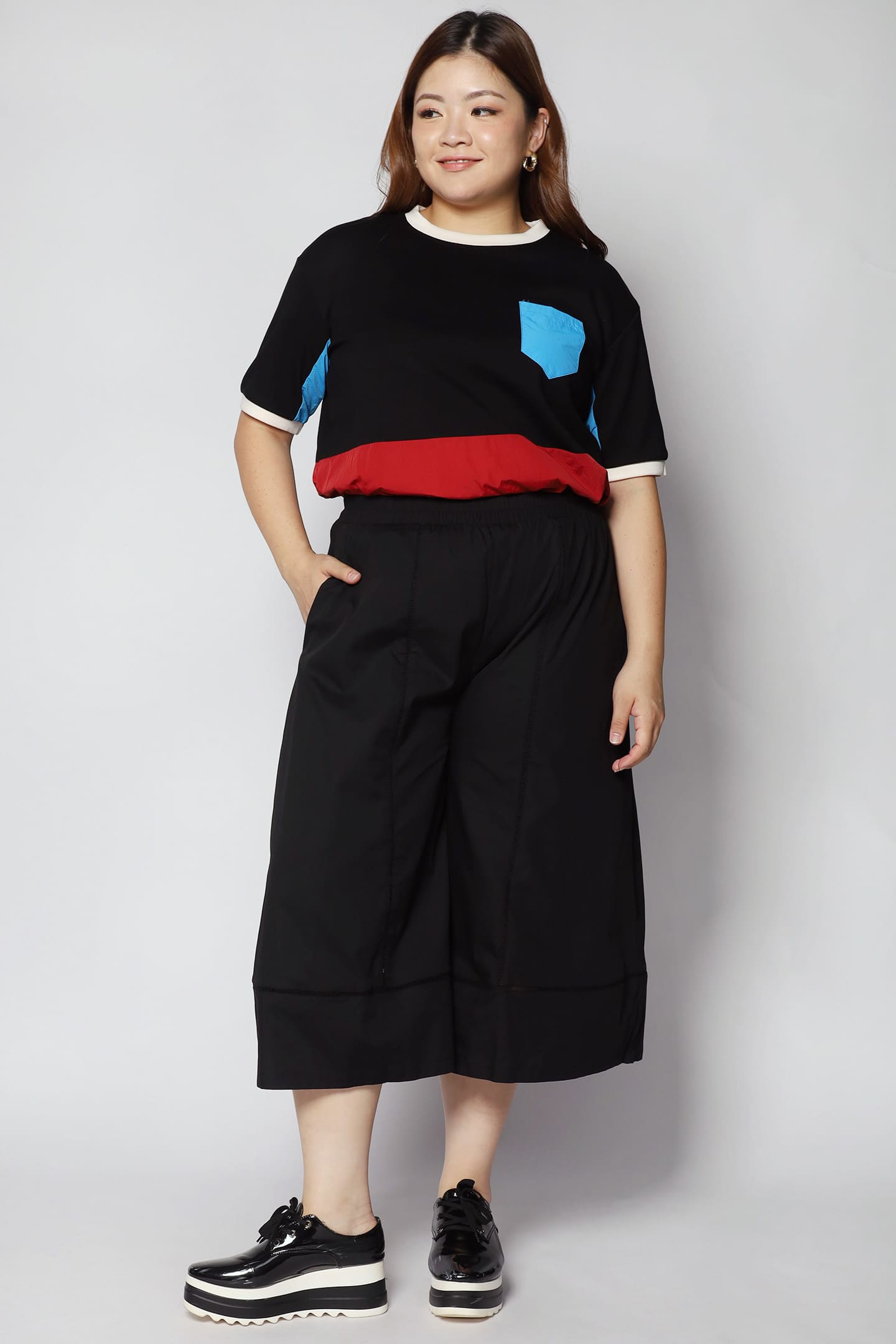 Parko Culottes Pants in Black