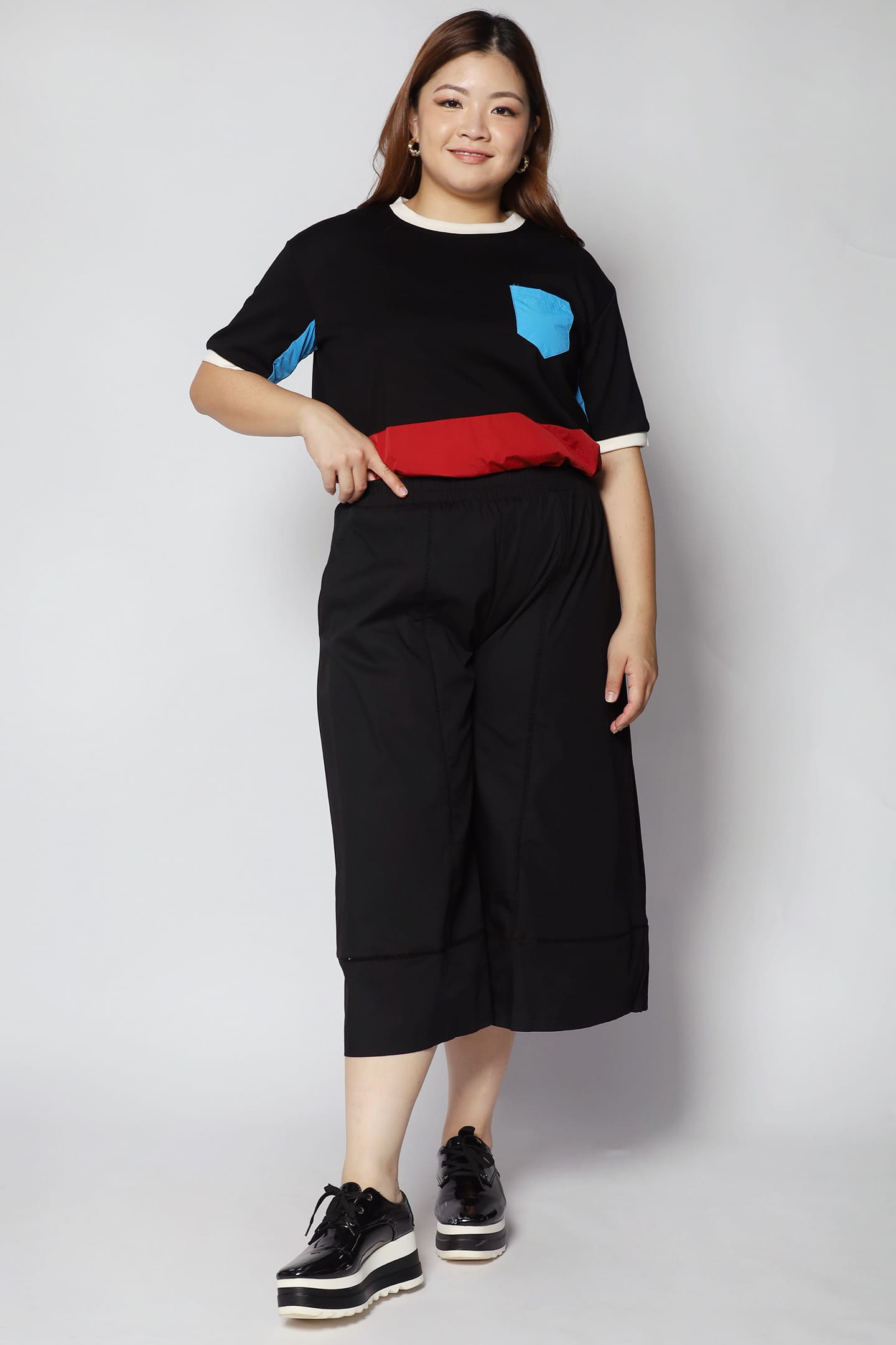 Parko Culottes Pants in Black