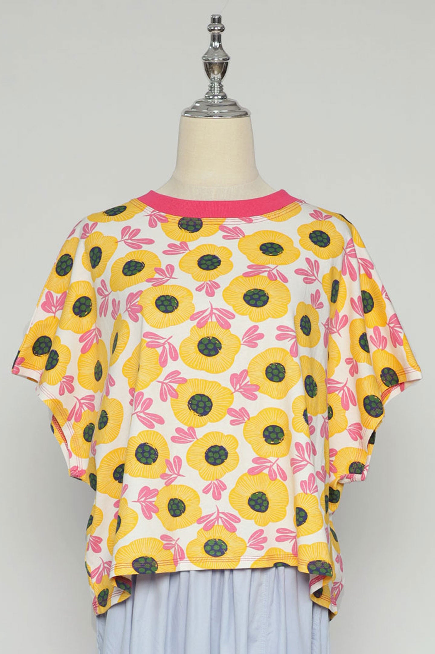 PO - Parrin Top in Yellow Floral