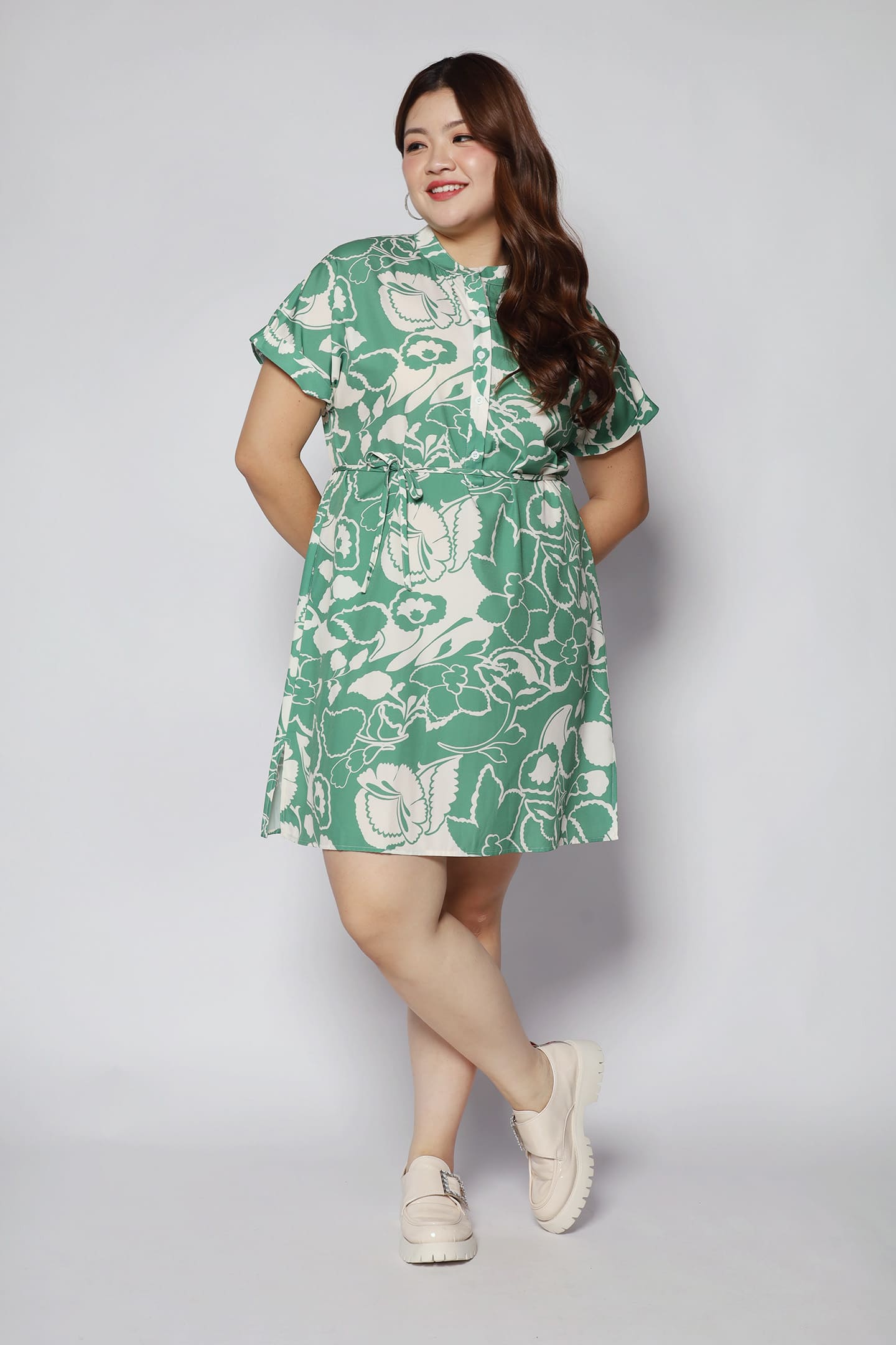 Penn Dress in Green Glory