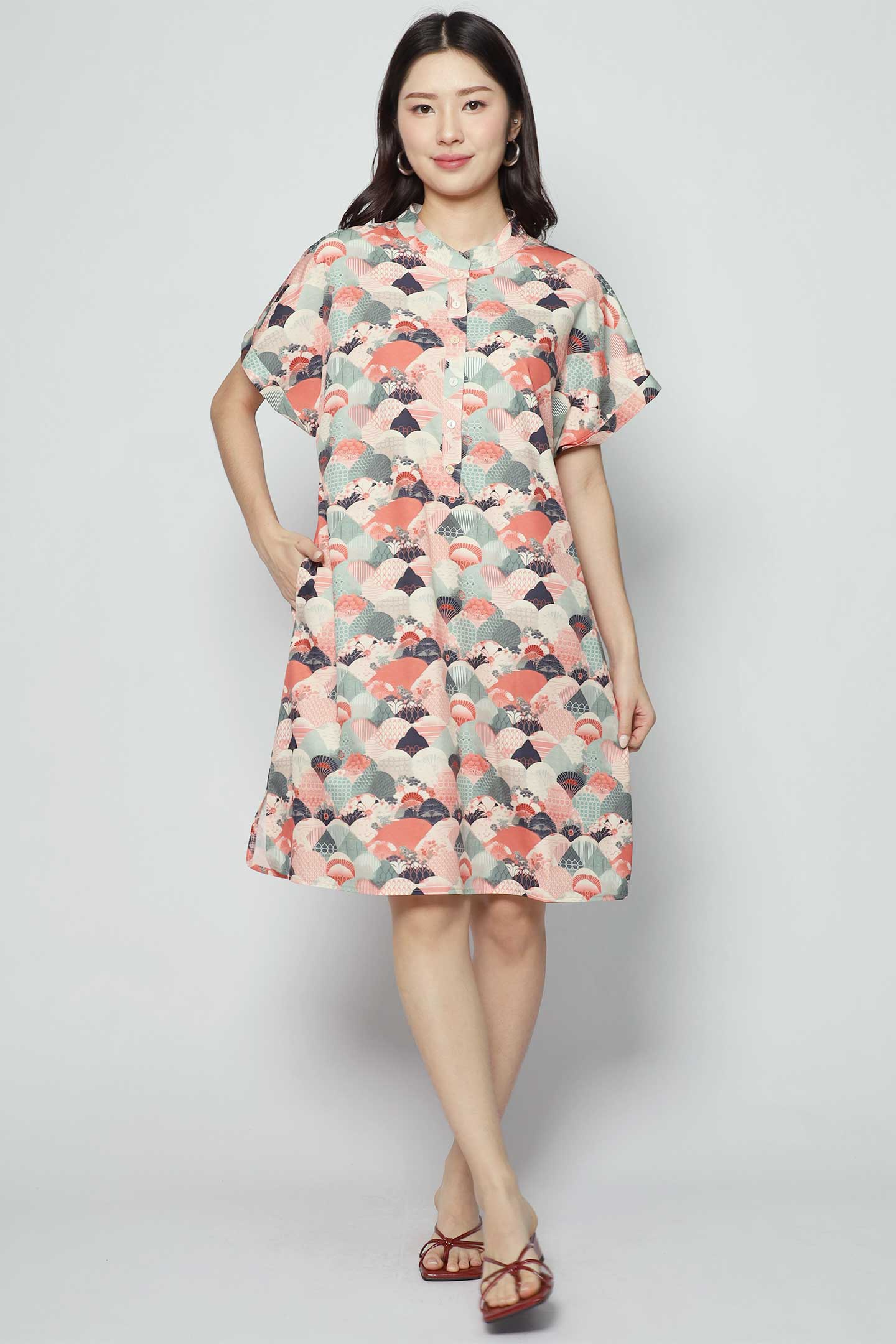 Penn Dress in Japanese Hills