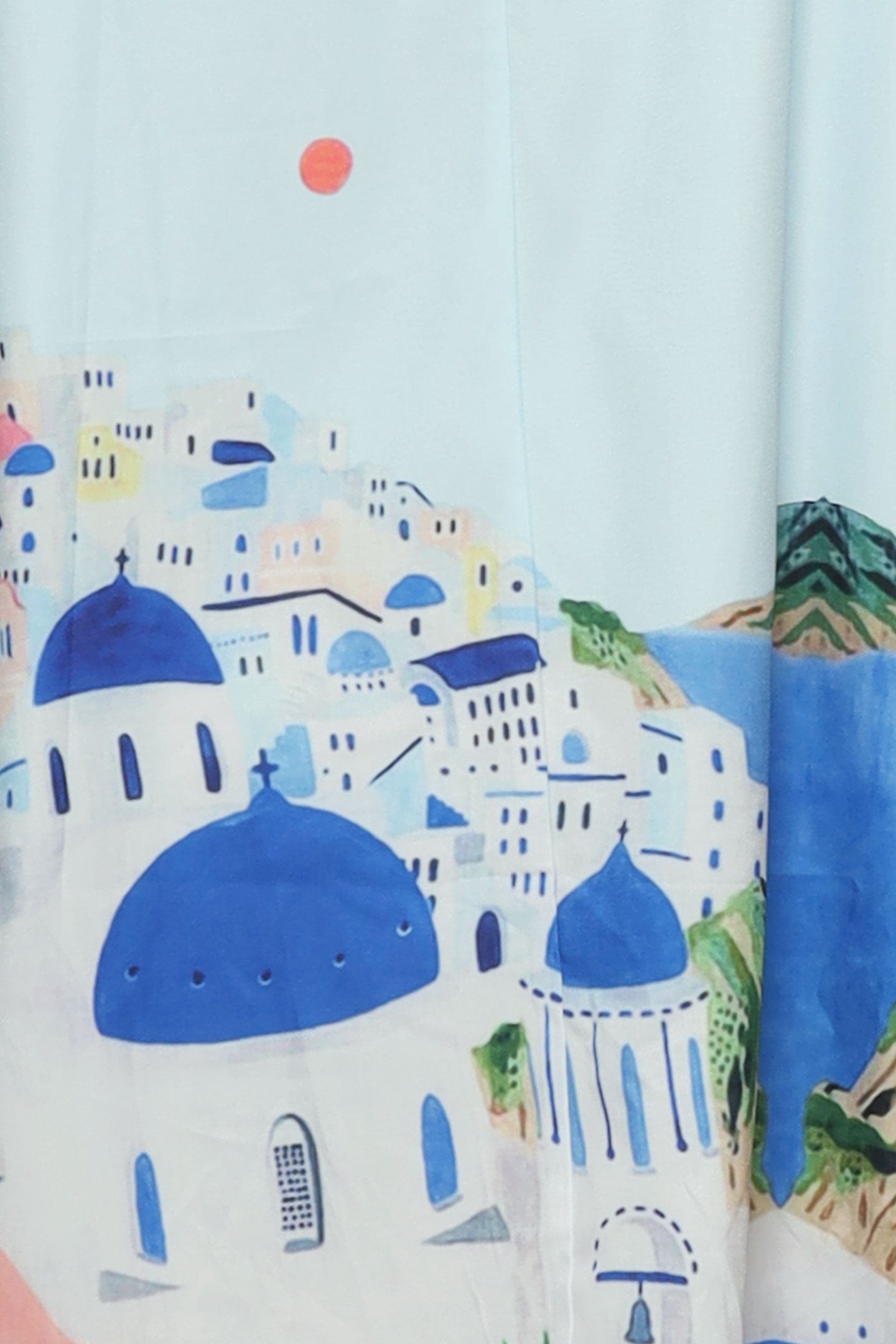 Backorders Penn Dress in Santorini Stroll