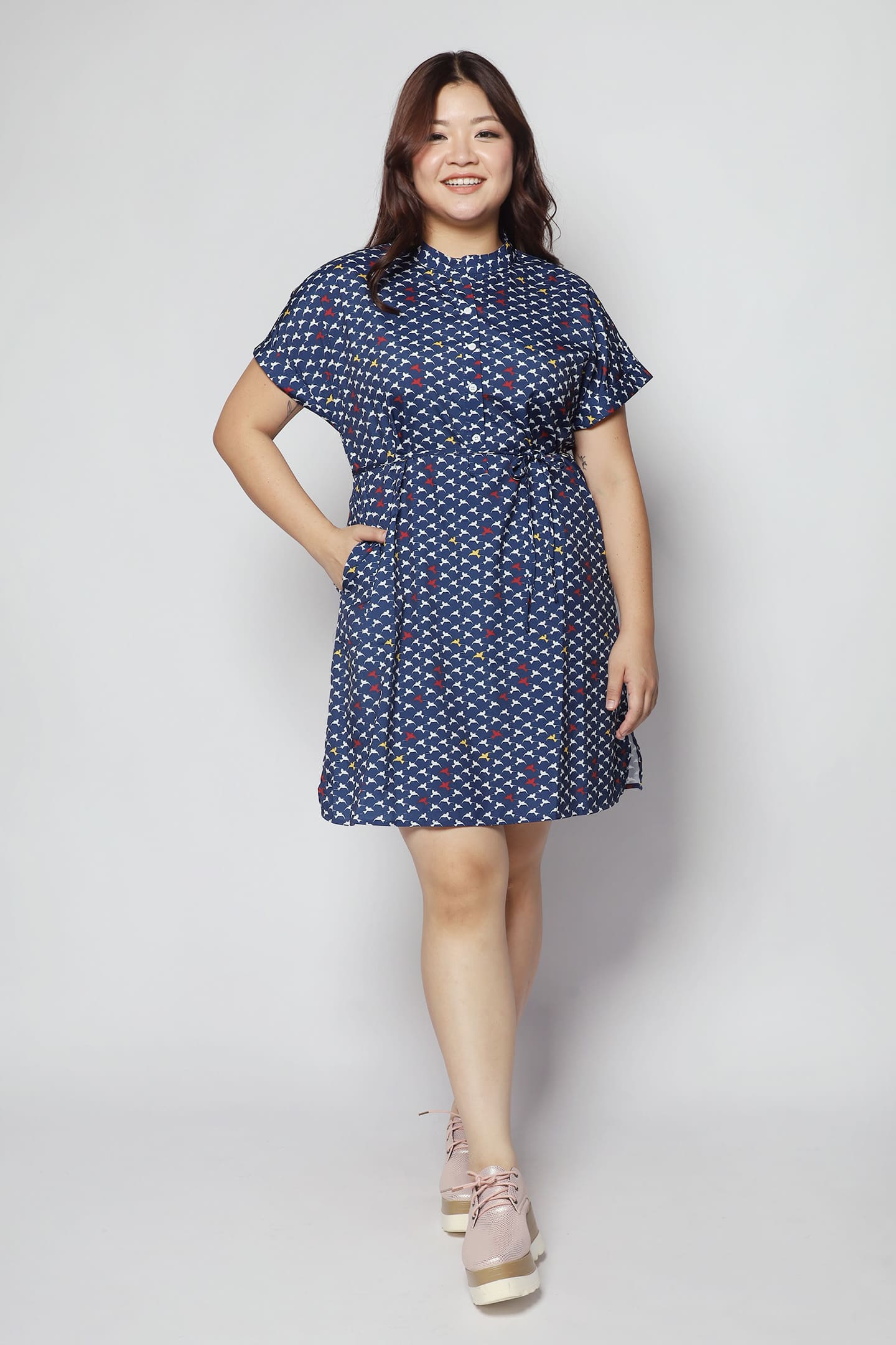 Penn Dress in Yellow Sparrow