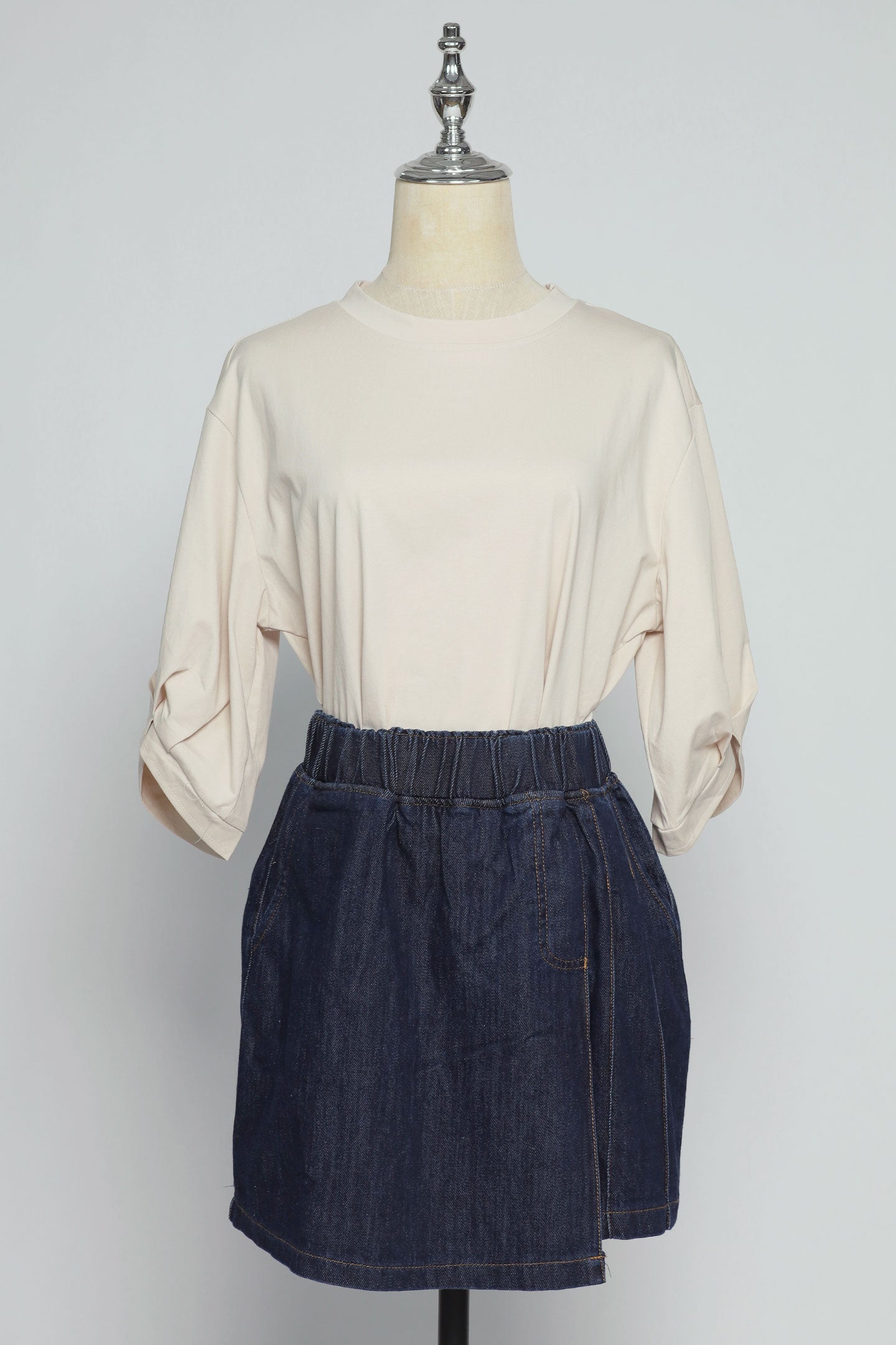 PO - Pham Skorts in Dark Blue Denim