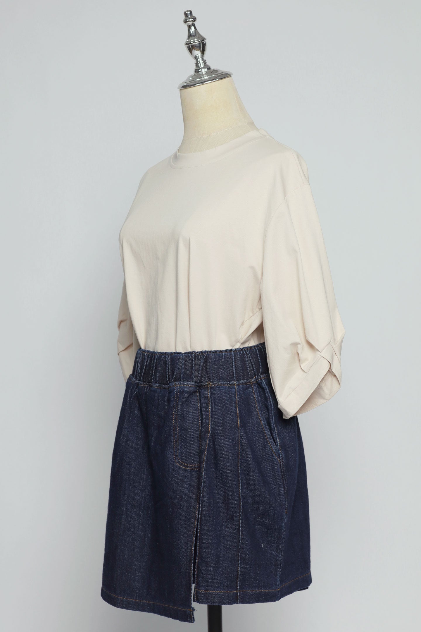 PO - Pham Skorts in Dark Blue Denim