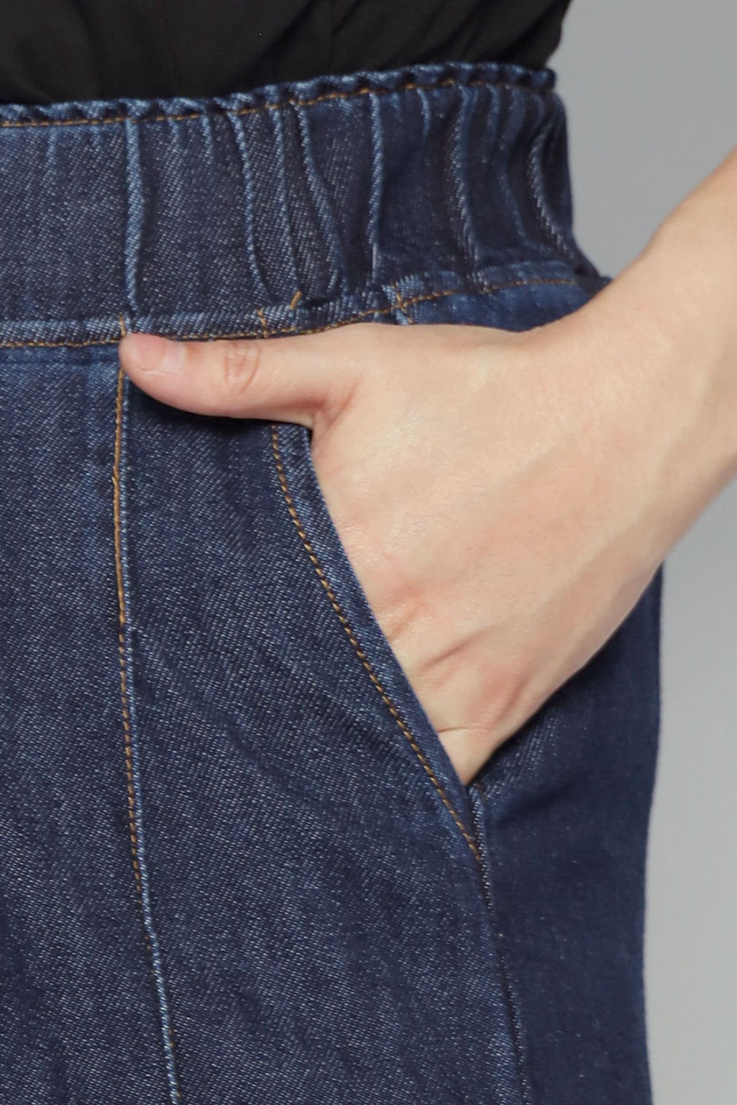 Pham Skorts in Dark Blue Denim