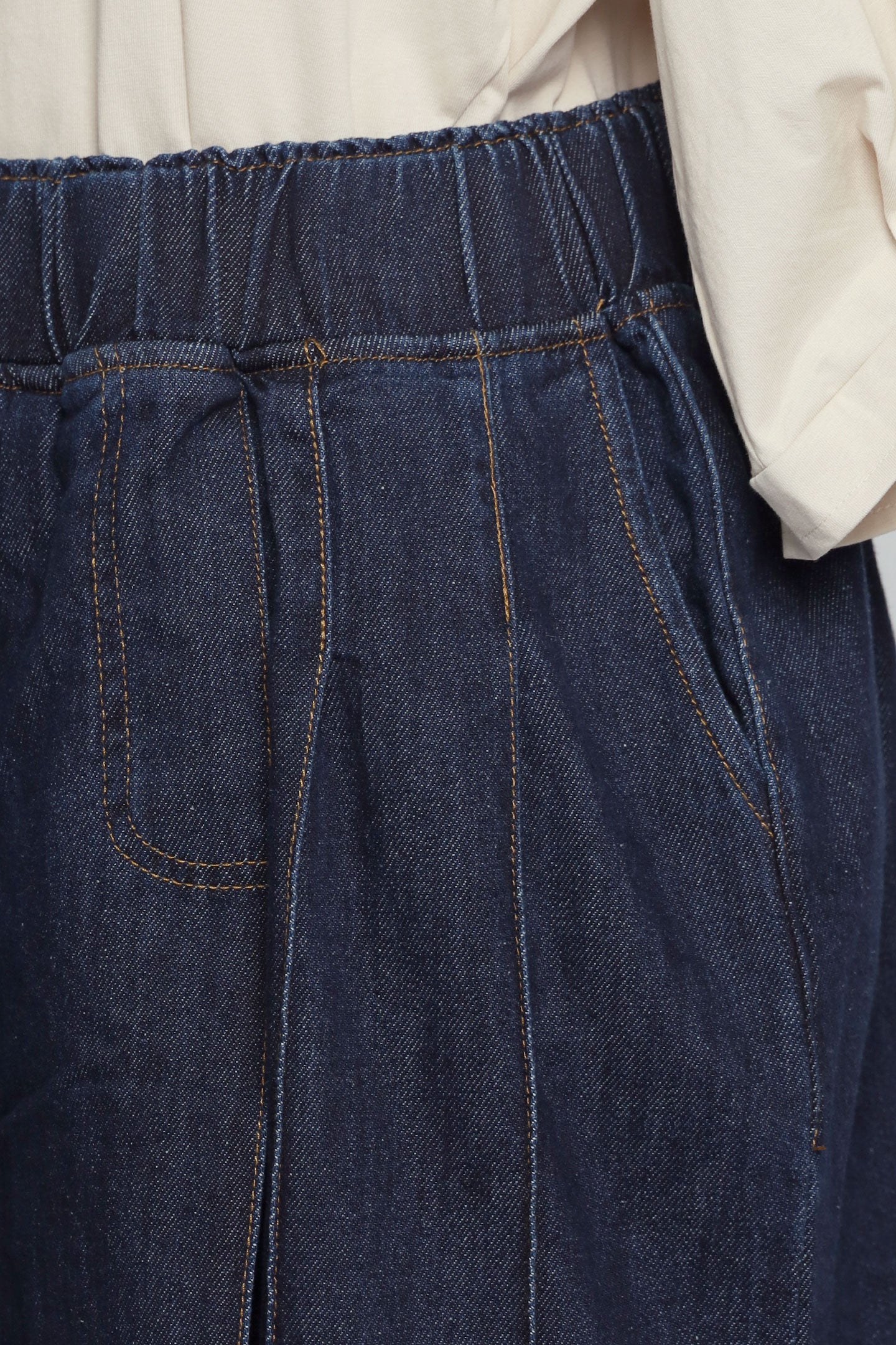 PO - Pham Skorts in Dark Blue Denim