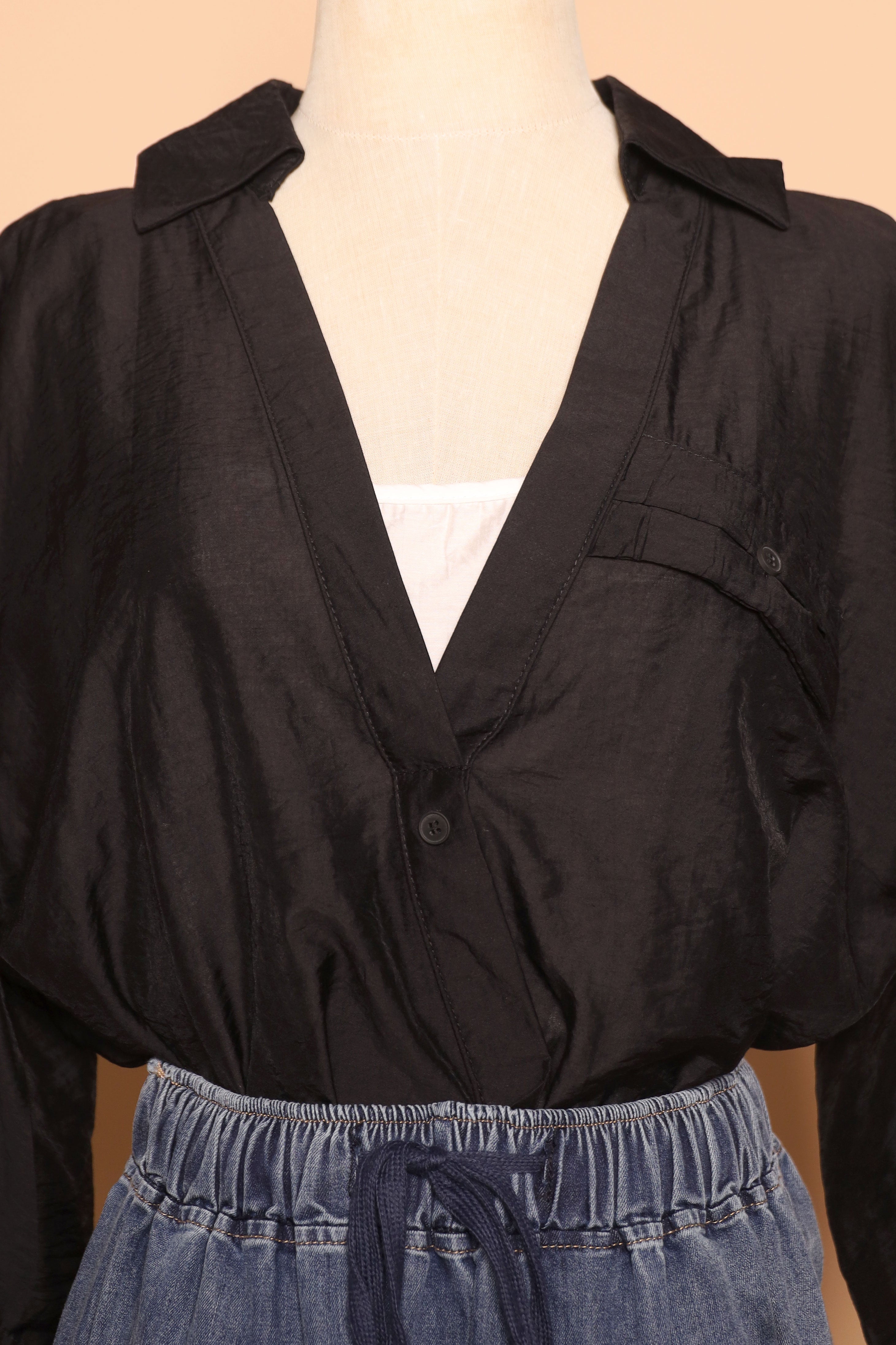 PO - Piao Top in Black