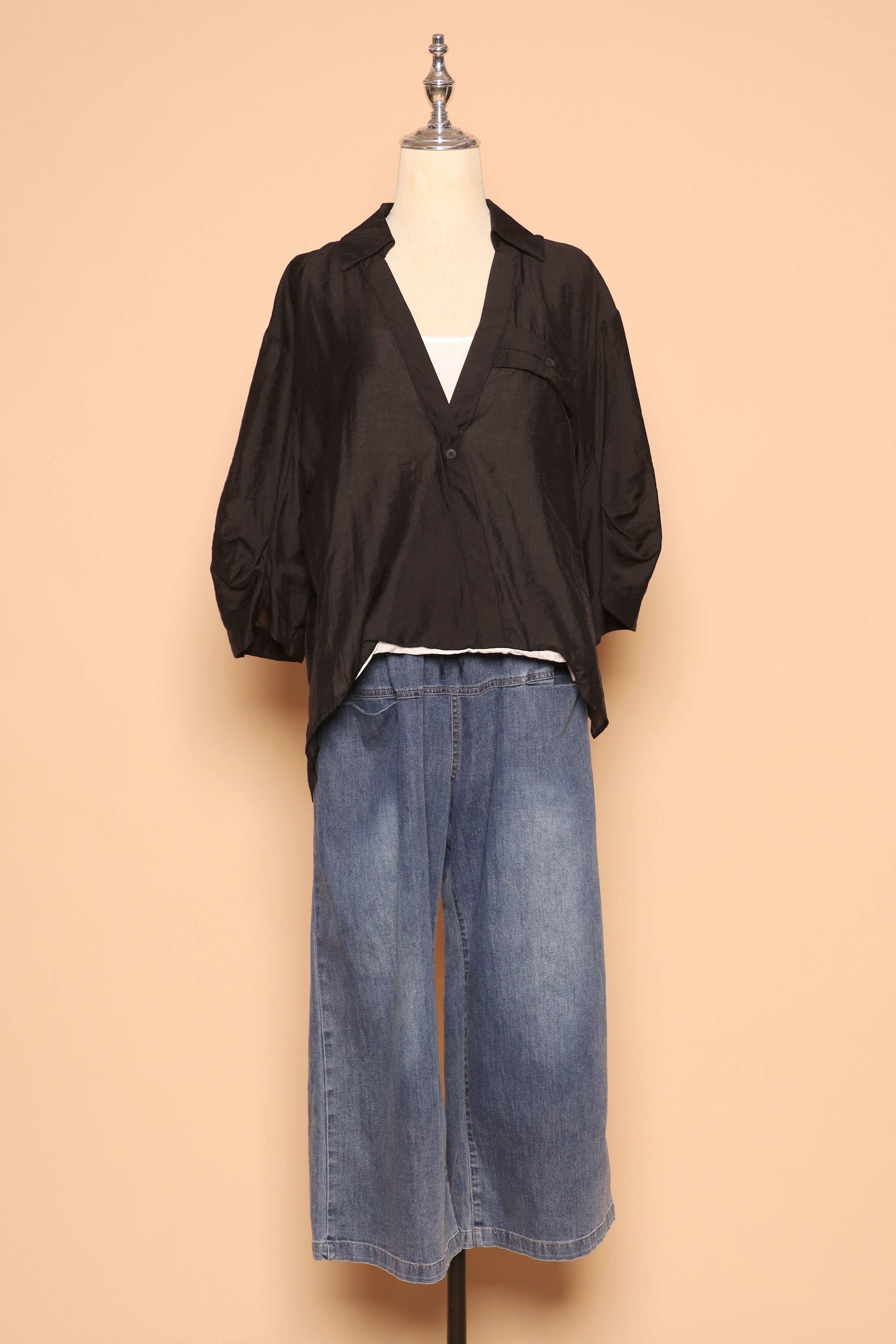 PO - Piao Top in Black