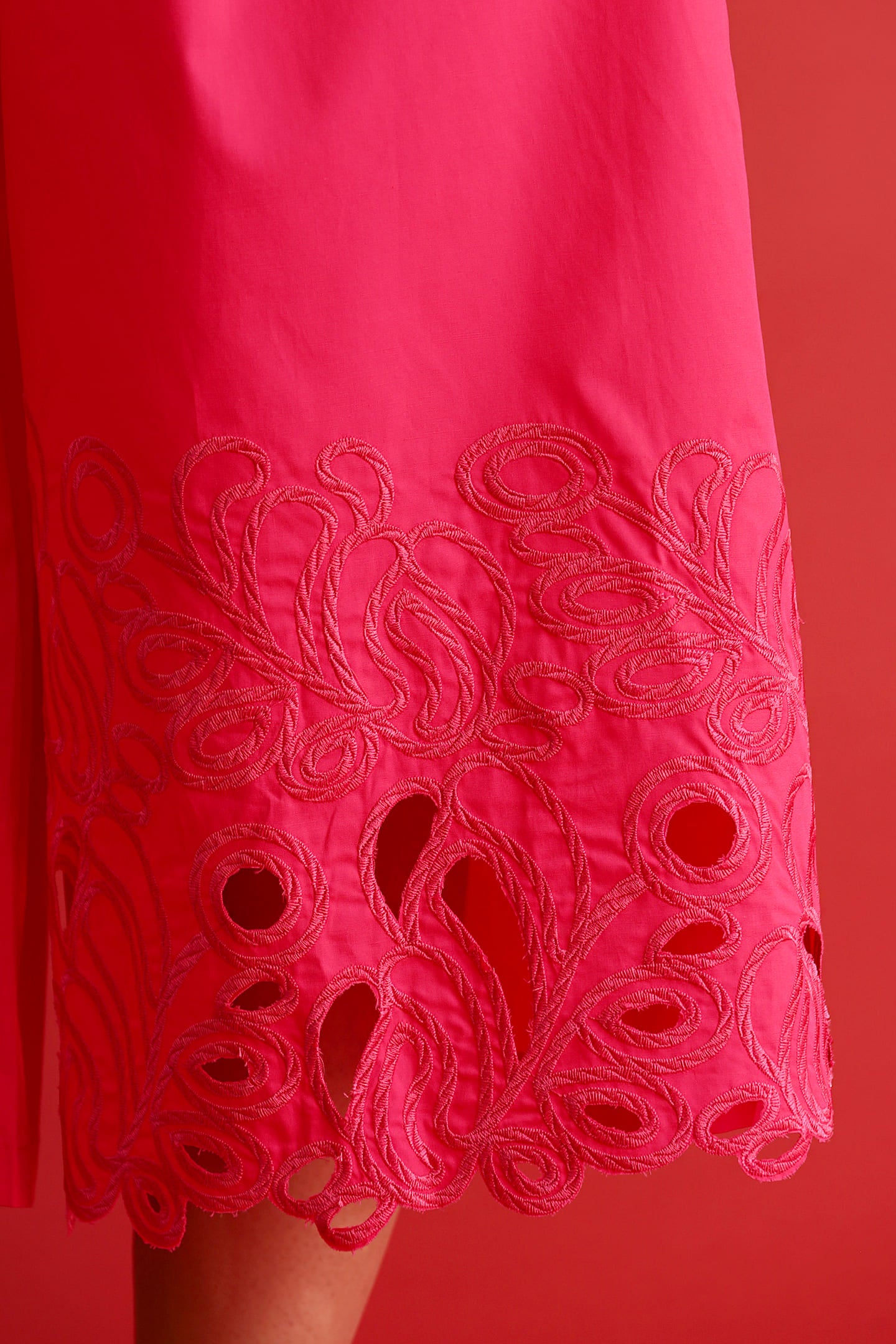 CHOSEN - Pink Reign Embroidered Culottes