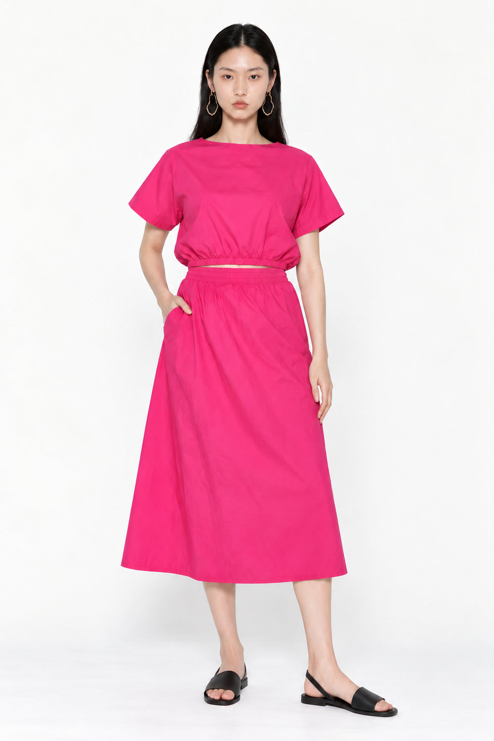Angel 2 in 1 Skirt Set in Bloom Pink