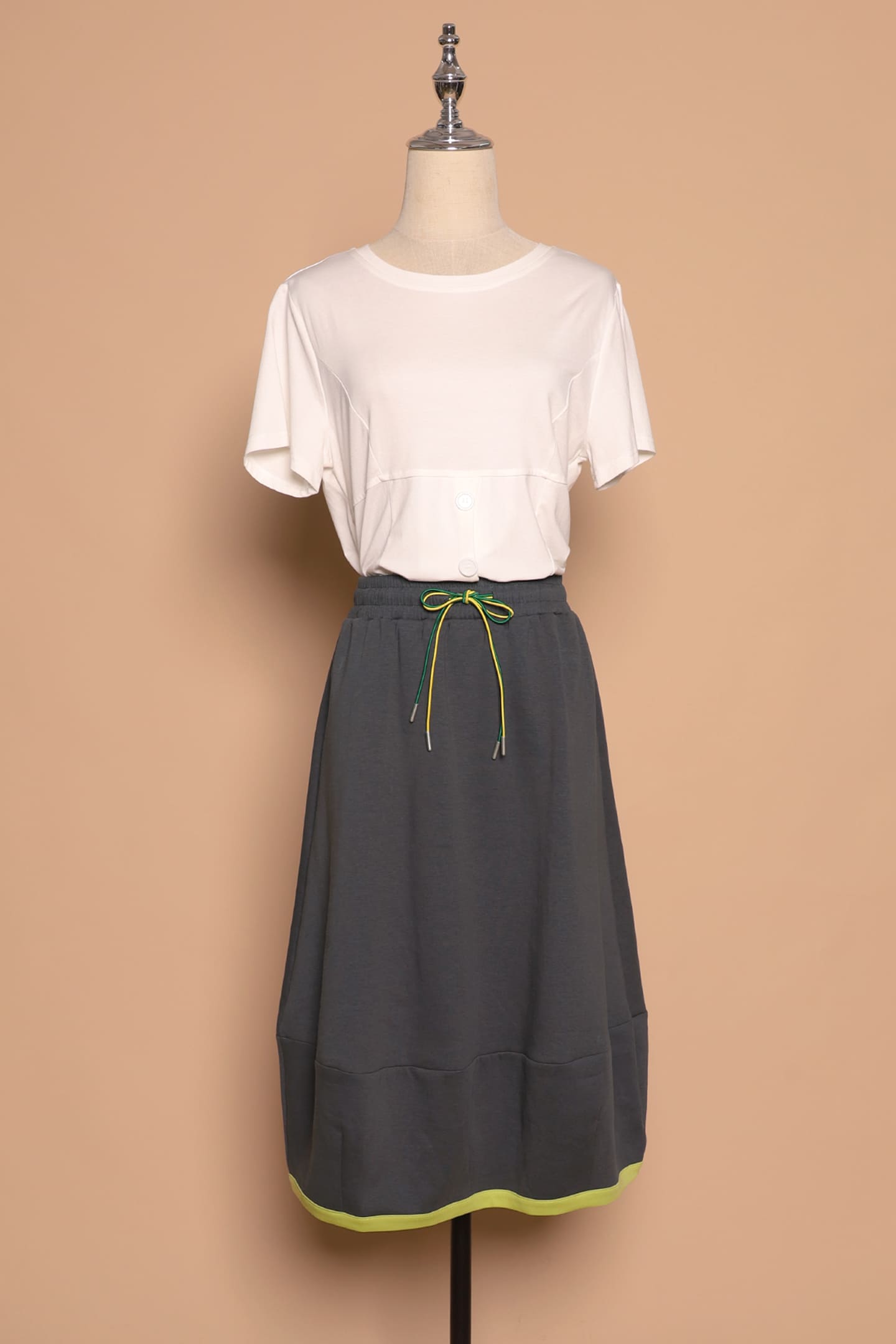 PO - Piper Trimming Skirt in Grey