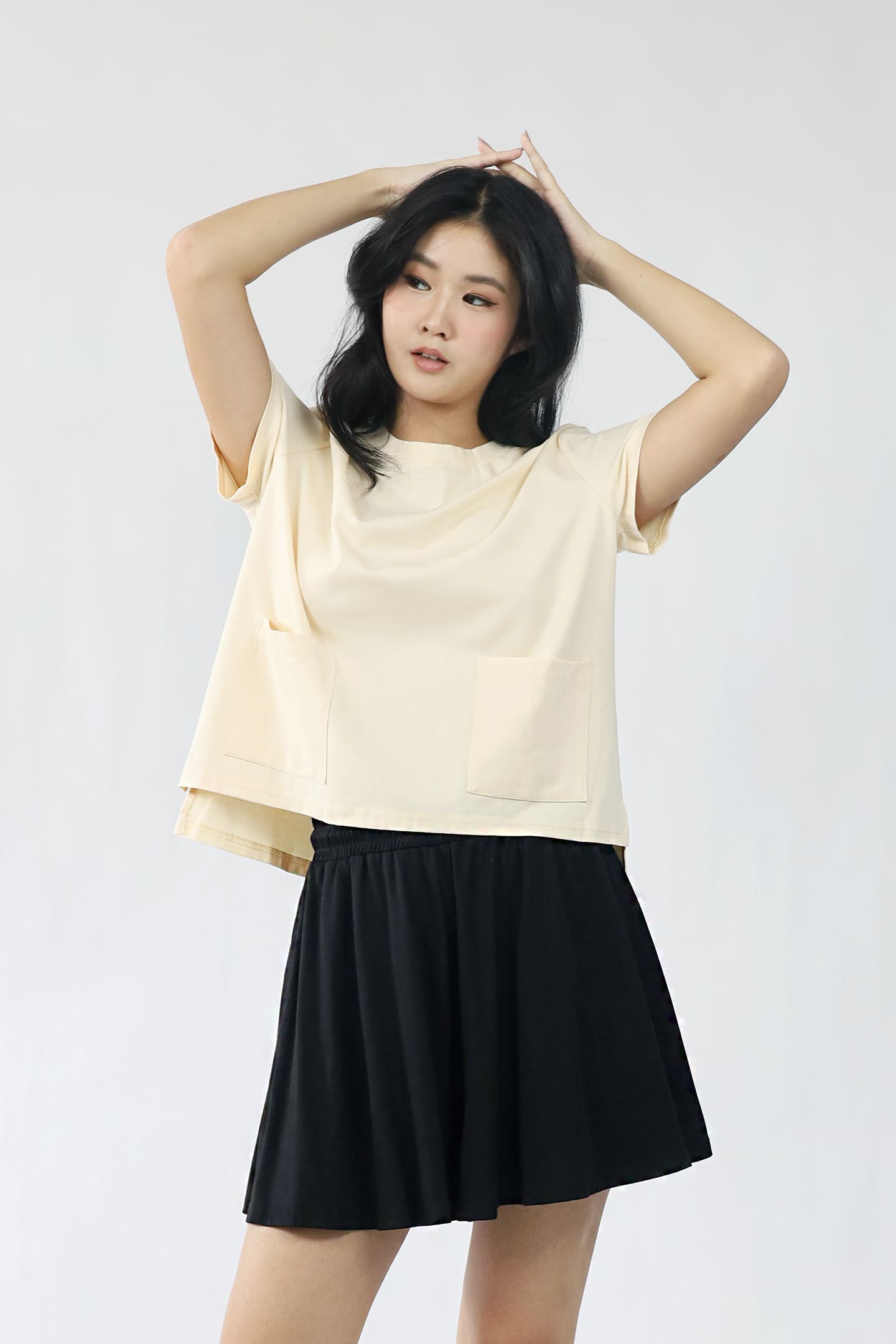 TENCEL - Pocketful Tee in Off White