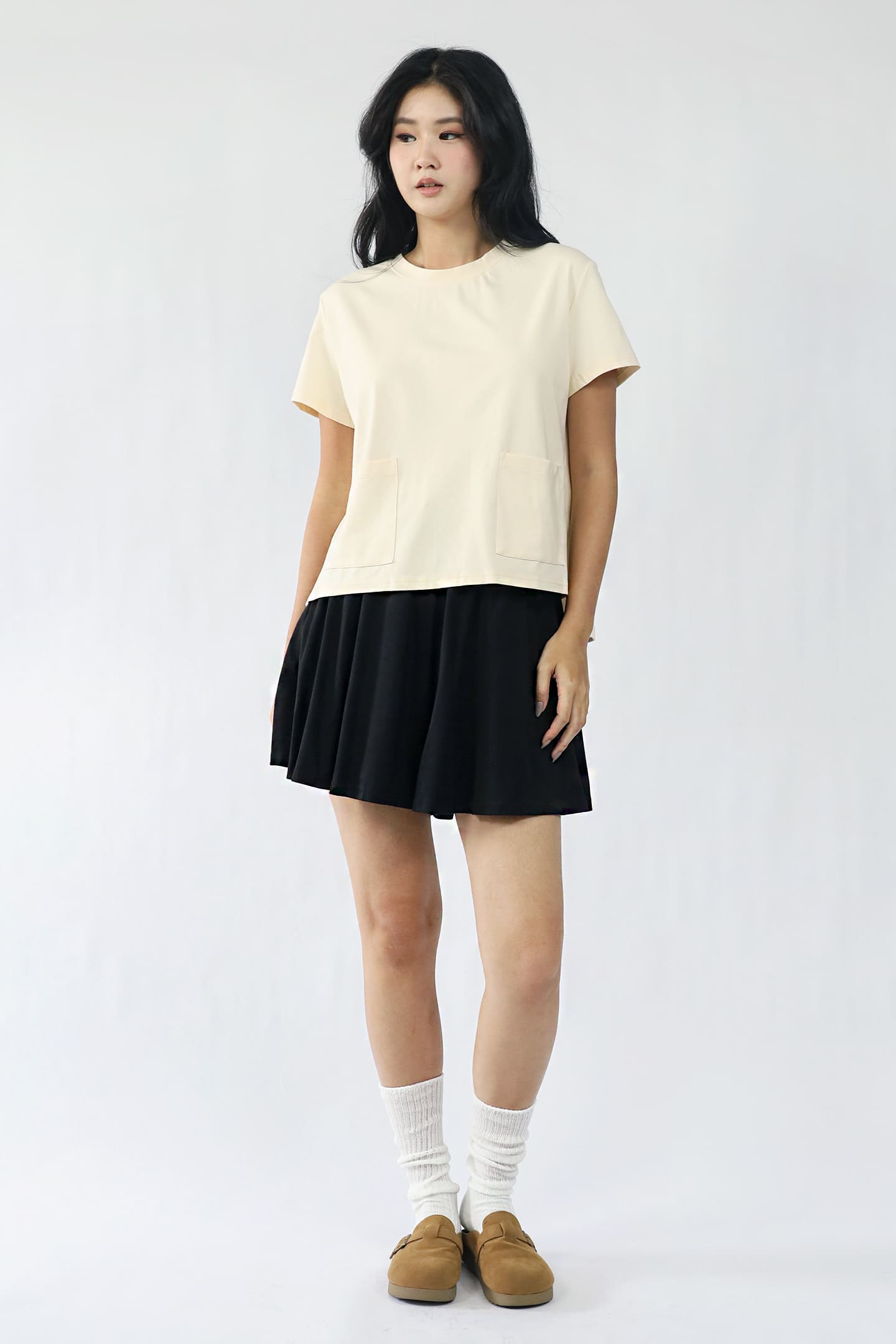 TENCEL - Pocketful Tee in Off White