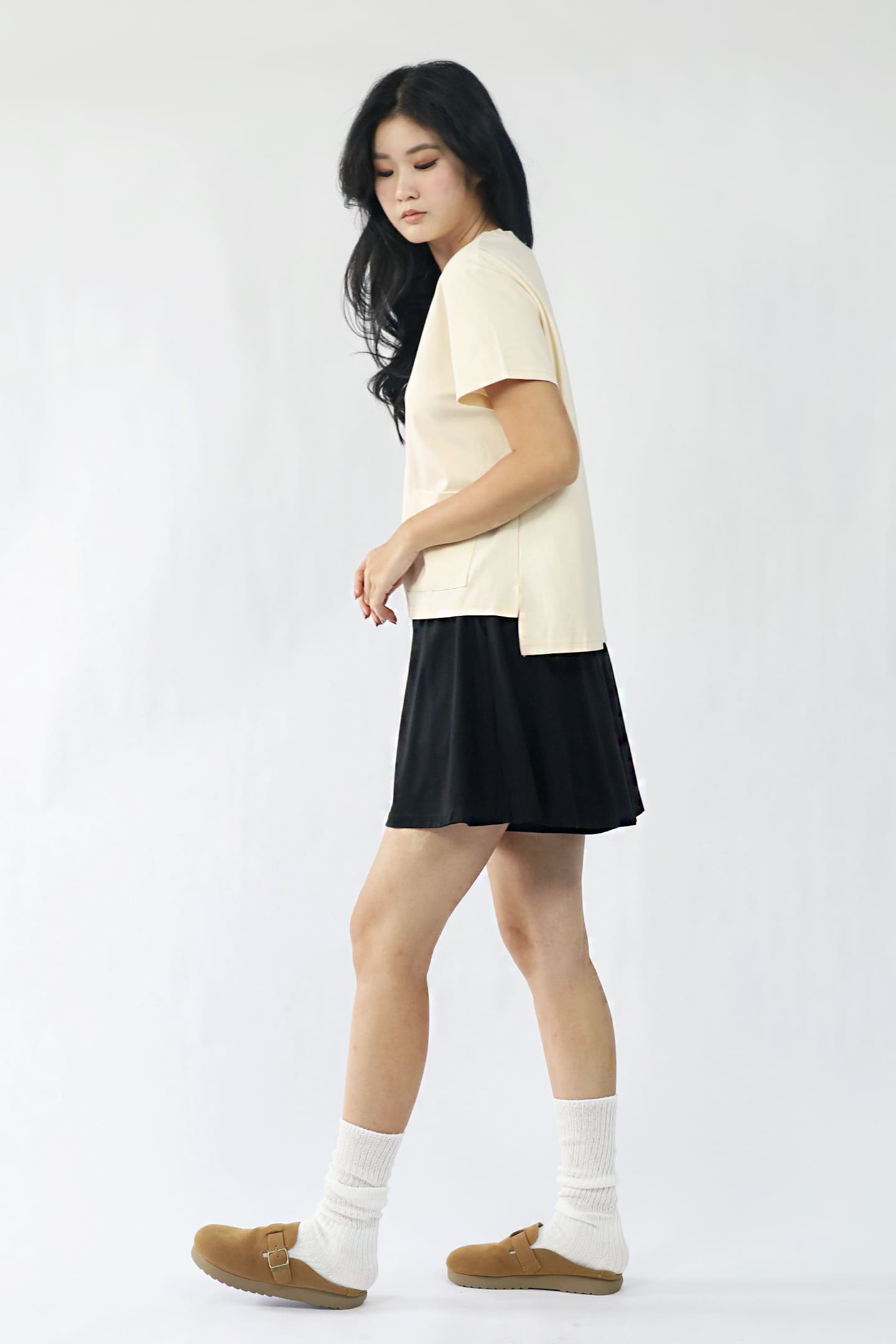TENCEL - Pocketful Tee in Off White