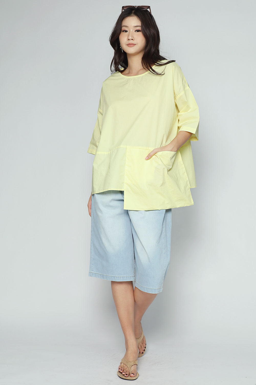 Poe Top in Yellow