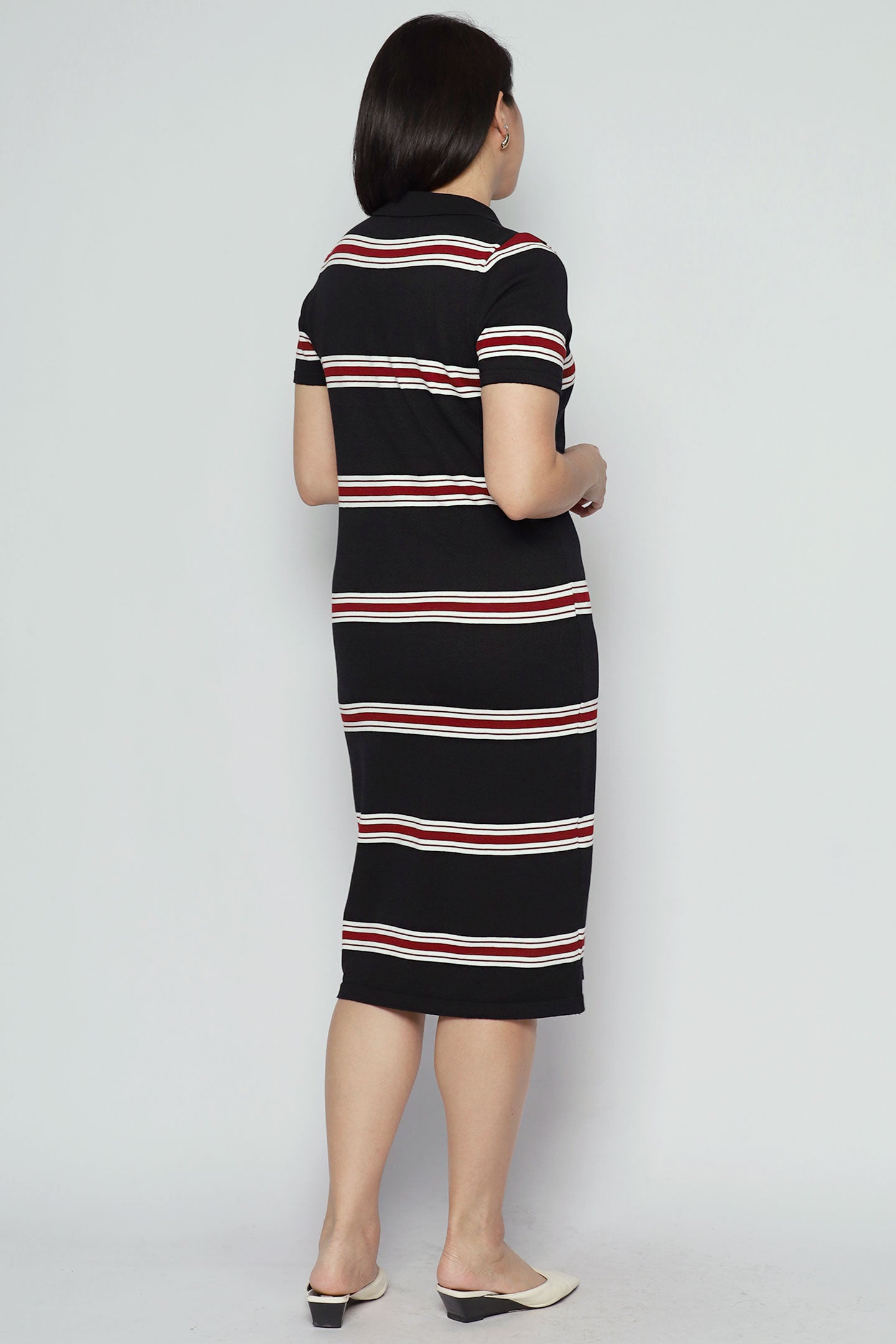 Pokka Stripes Knit Dress