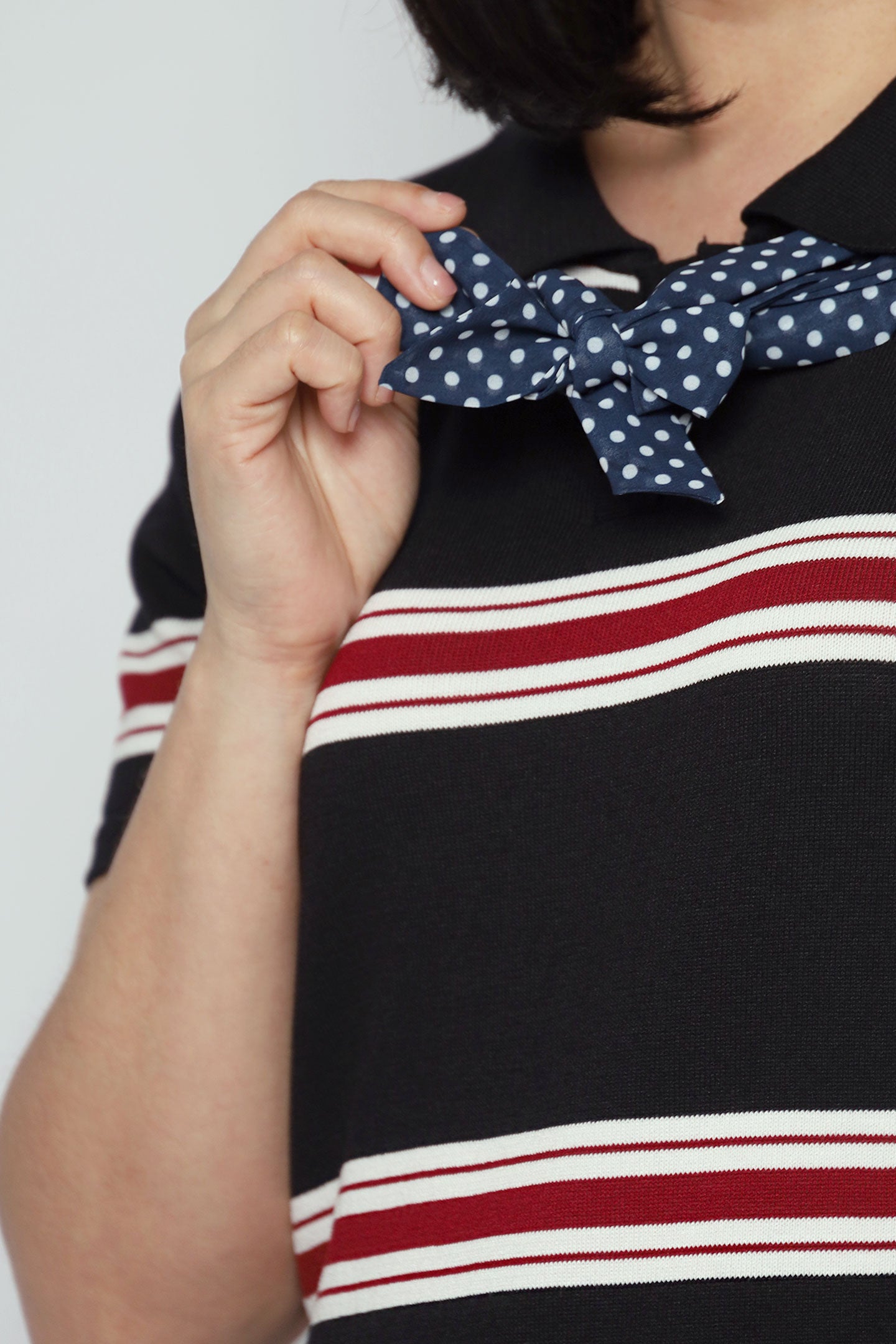 Pokka Stripes Knit Dress